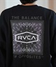RVCA ルーカ 長袖 Tシャツ メンズ ロンT バックプリント ペイズリー柄 ルーズシルエット ムラサキスポーツ限定 BE042-P07(BLK-S)
