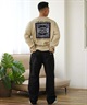 RVCA ルーカ 長袖 Tシャツ メンズ ロンT バックプリント ペイズリー柄 ルーズシルエット ムラサキスポーツ限定 BE042-P07(BLK-S)