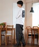 RVCA ルーカ 長袖 Tシャツ メンズ ロンT バックプリント ペイズリー柄 ルーズシルエット ムラサキスポーツ限定 BE042-P07(BLK-S)