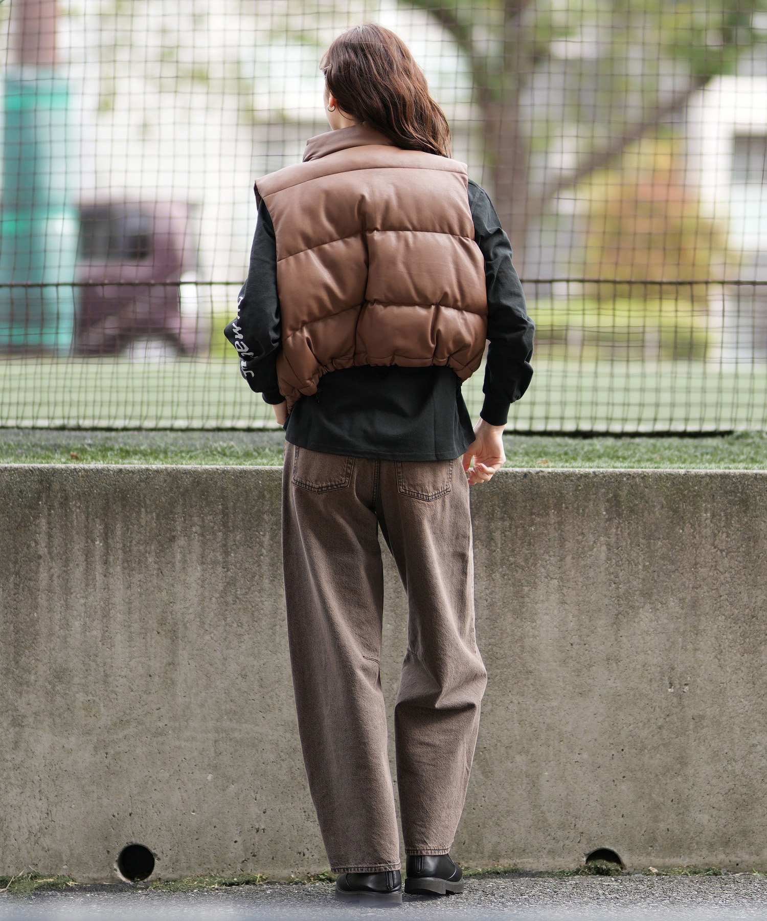 ベスト ジレ RVCA/ルーカ フェイクレザーベスト BE04D-756 レディース 楽天市場】RVCA ルーカ ベスト レディース フェイクレザー 中綿
