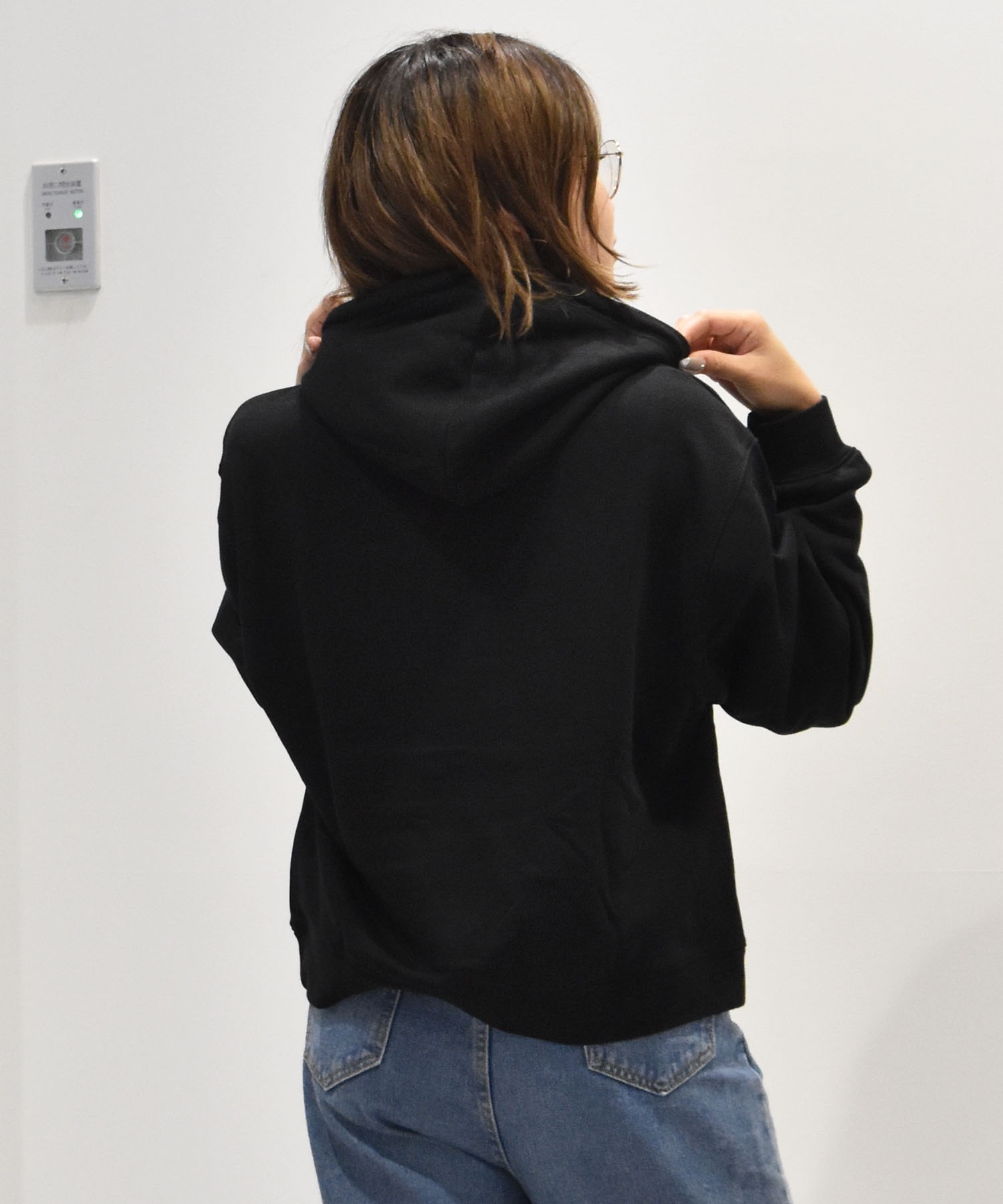 RVCA ルーカ パーカー レディース ロゴ プルオーバー