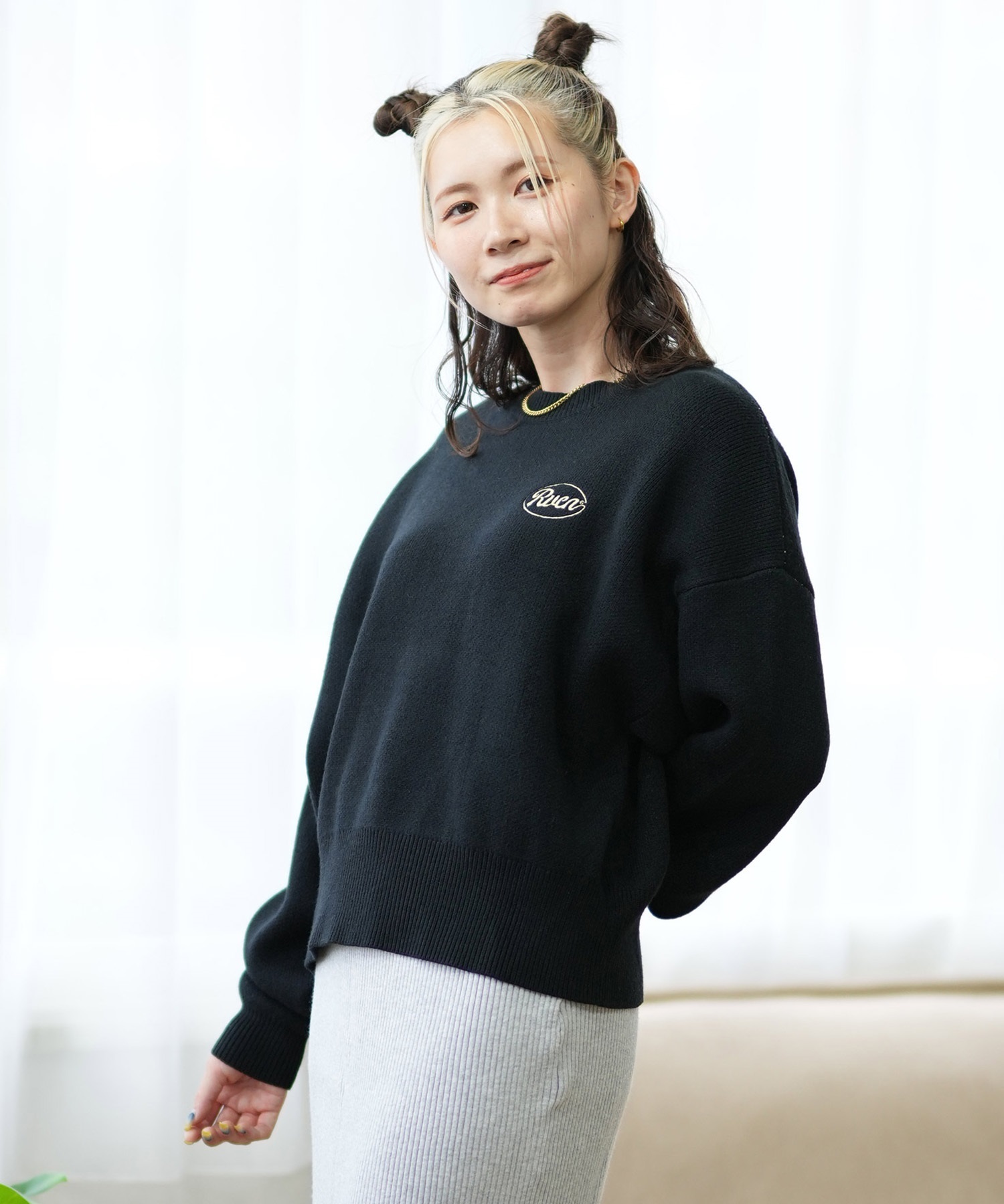 RVCA ルーカ ニット レディース セーター クルーネック