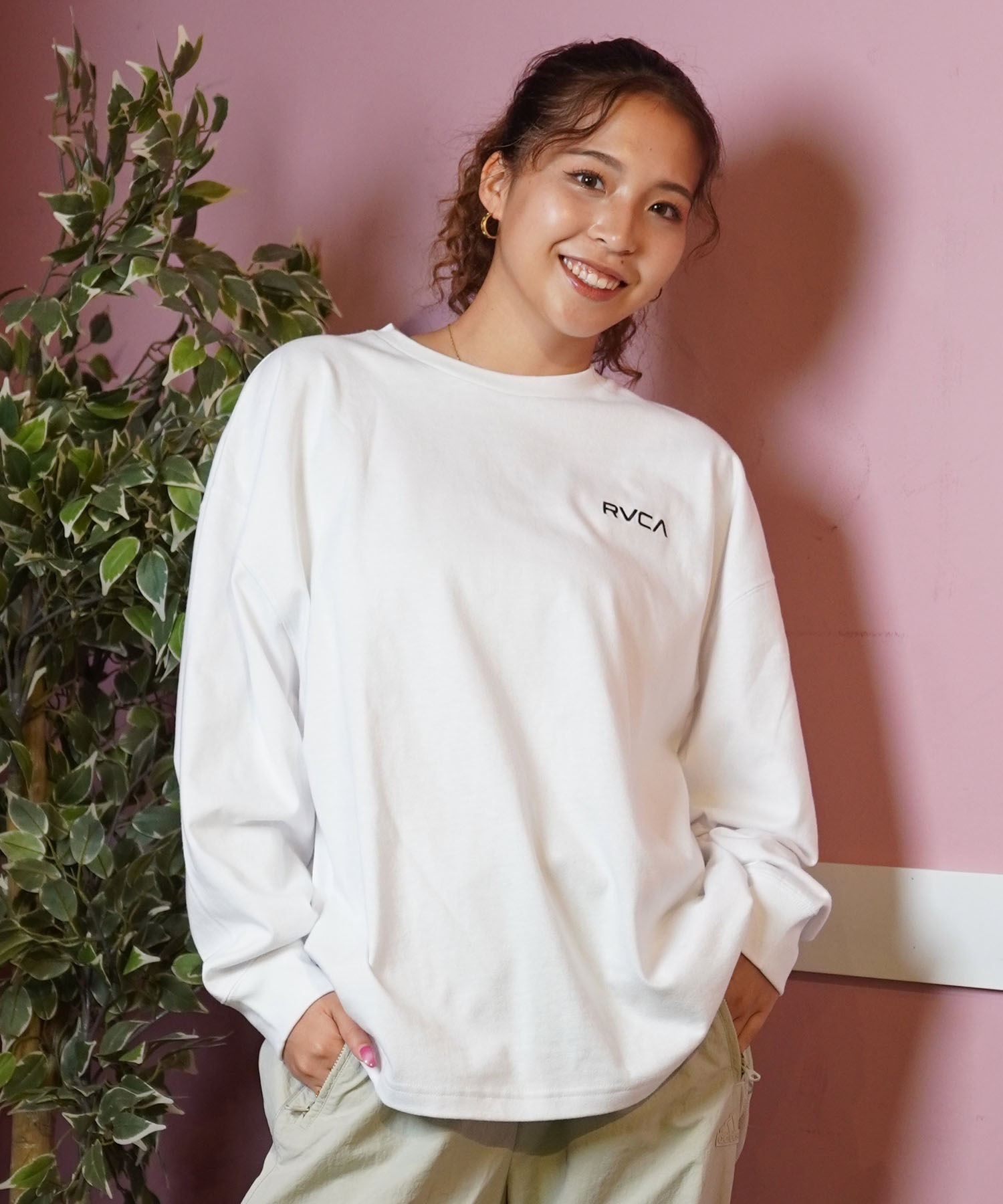 RVCA（ルーカ）の「RVCA/ルーカ ハーフジップスウェット