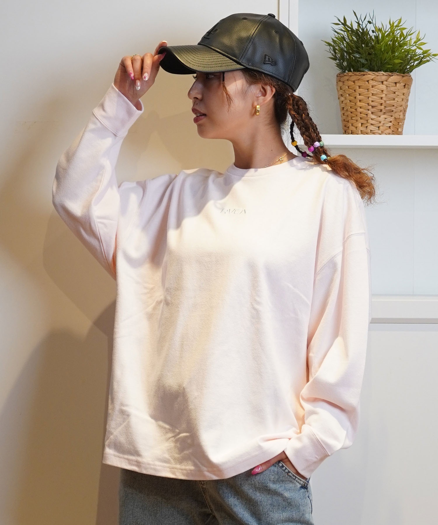 RVCA ルーカ 長袖 Tシャツ レディース バックプリント ロンT