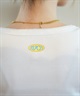 RVCA ルーカ 長袖 Tシャツ レディース ロンT ショート丈 ワンポイント BE044-050(WHT-S)