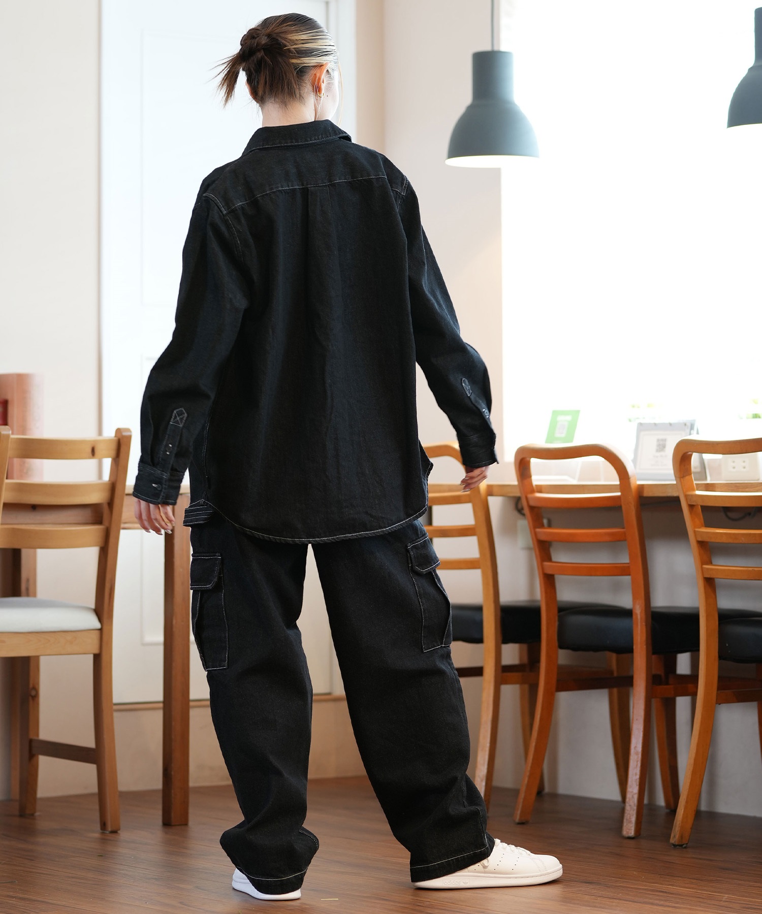 RVCA ルーカ 長袖シャツ レディース デニムシャツ BE044-106