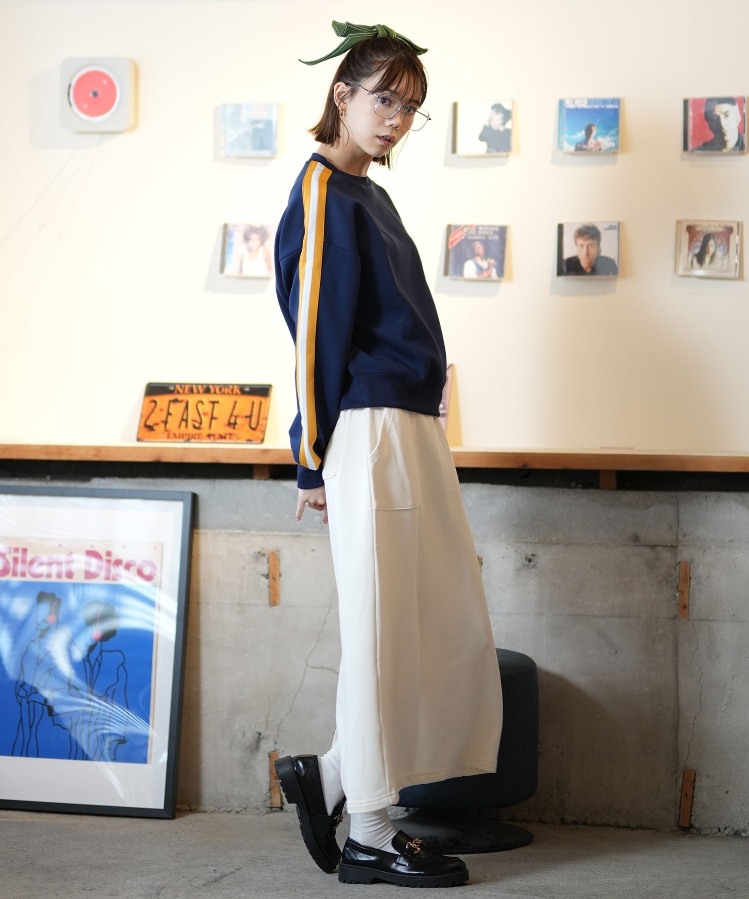 RVCA ルーカ スウェットスカート レディース ロングスカート スリット