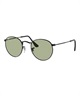 RAY-BAN/レイバン ROUND METAL 0RB3447 サングラス 紫外線予防(BK/BLU-50cm)