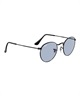 RAY-BAN/レイバン ROUND METAL 0RB3447 サングラス 紫外線予防(BK/BLU-50cm)