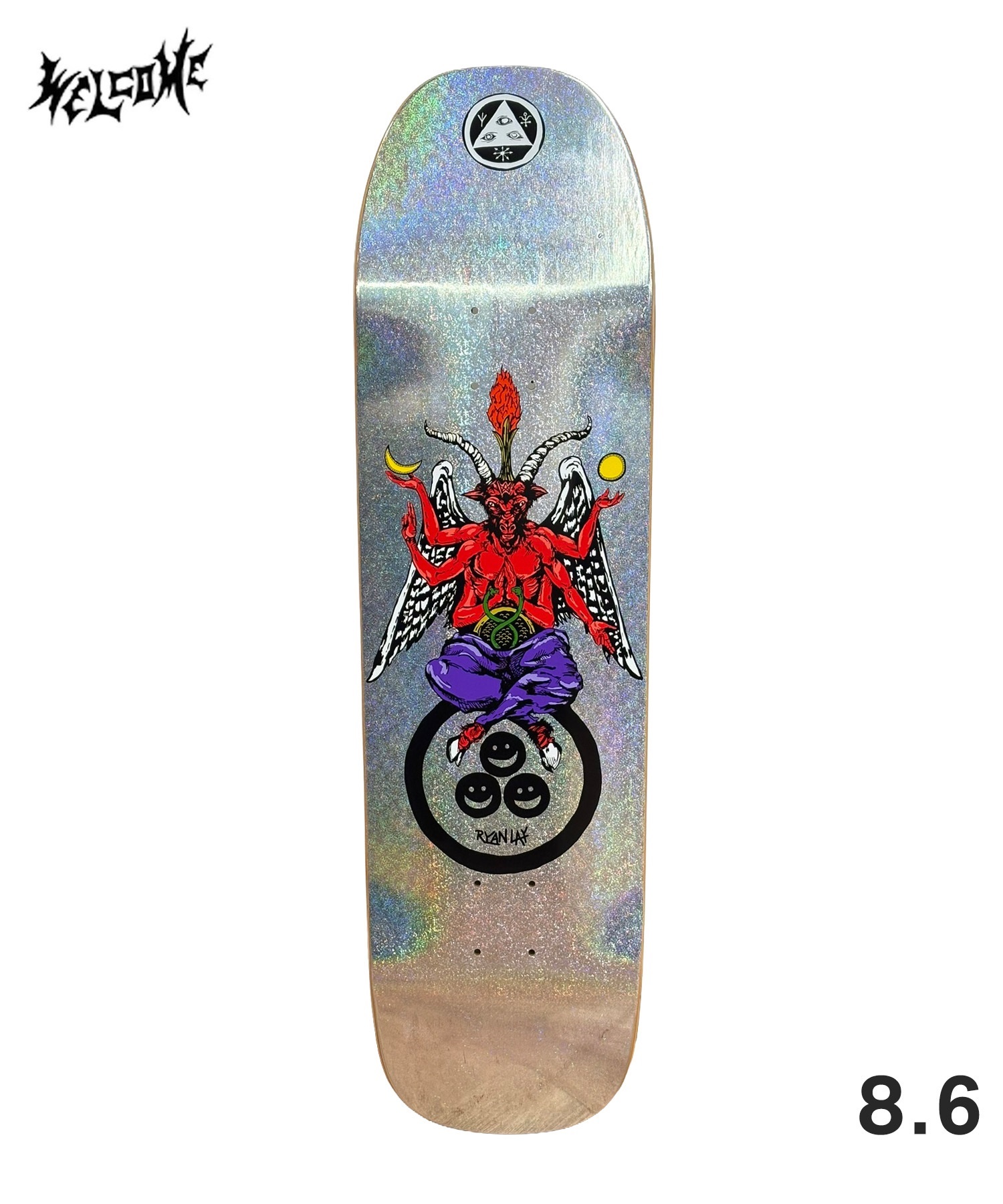 WELCOME ウェルカム スケートボード デッキ セール 8.6inch TEAM