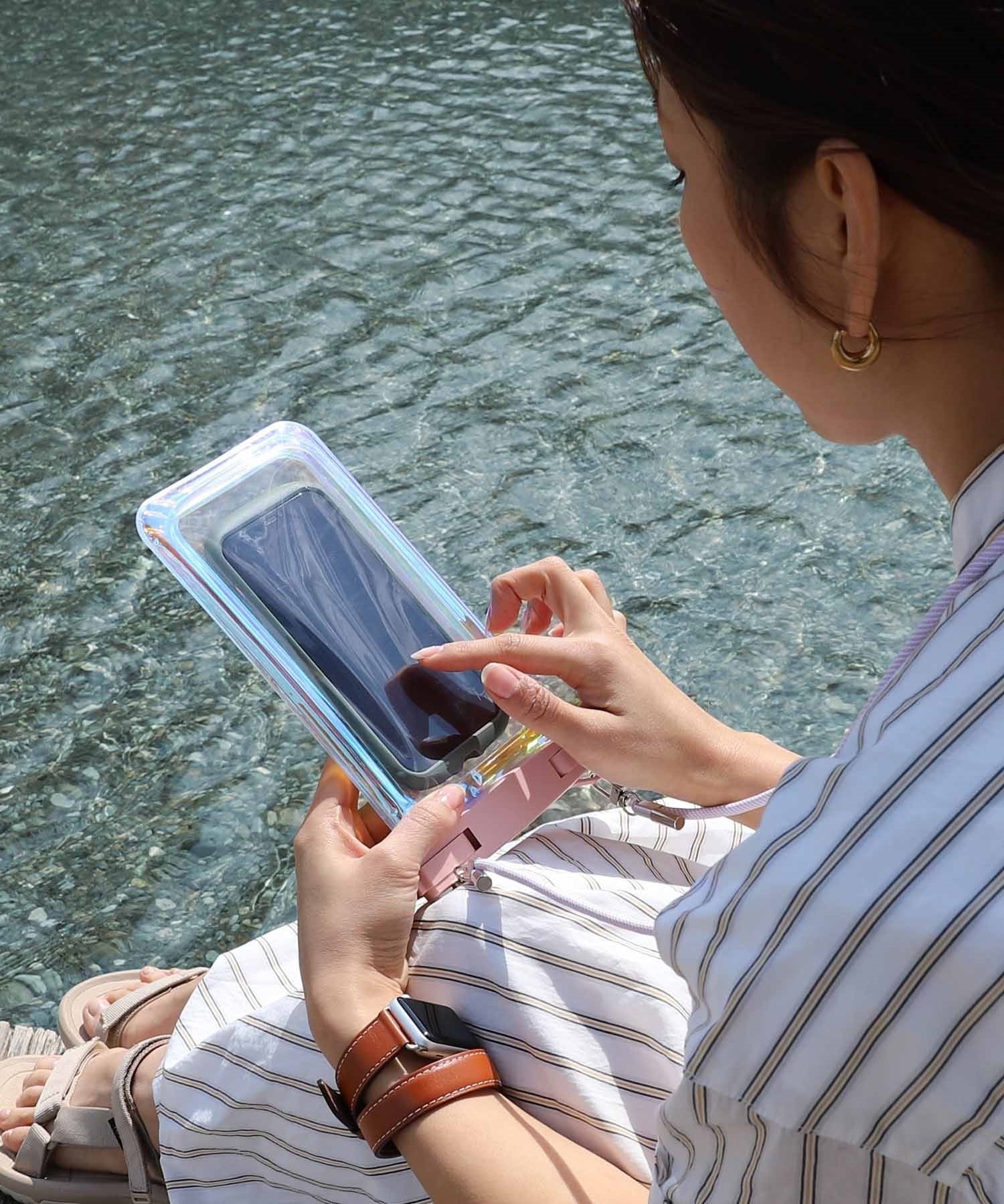 Owltech オウルテック スマホケース 完全防塵・防水ケース オーロラ