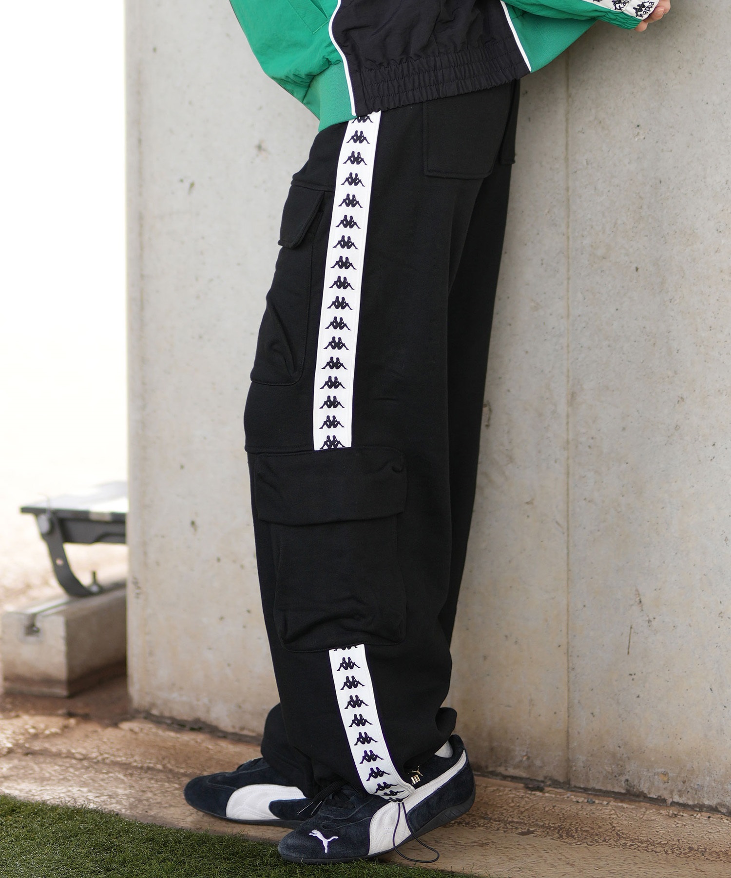 KAPPA カッパ ロングパンツ レディース スウェット カーゴパンツ