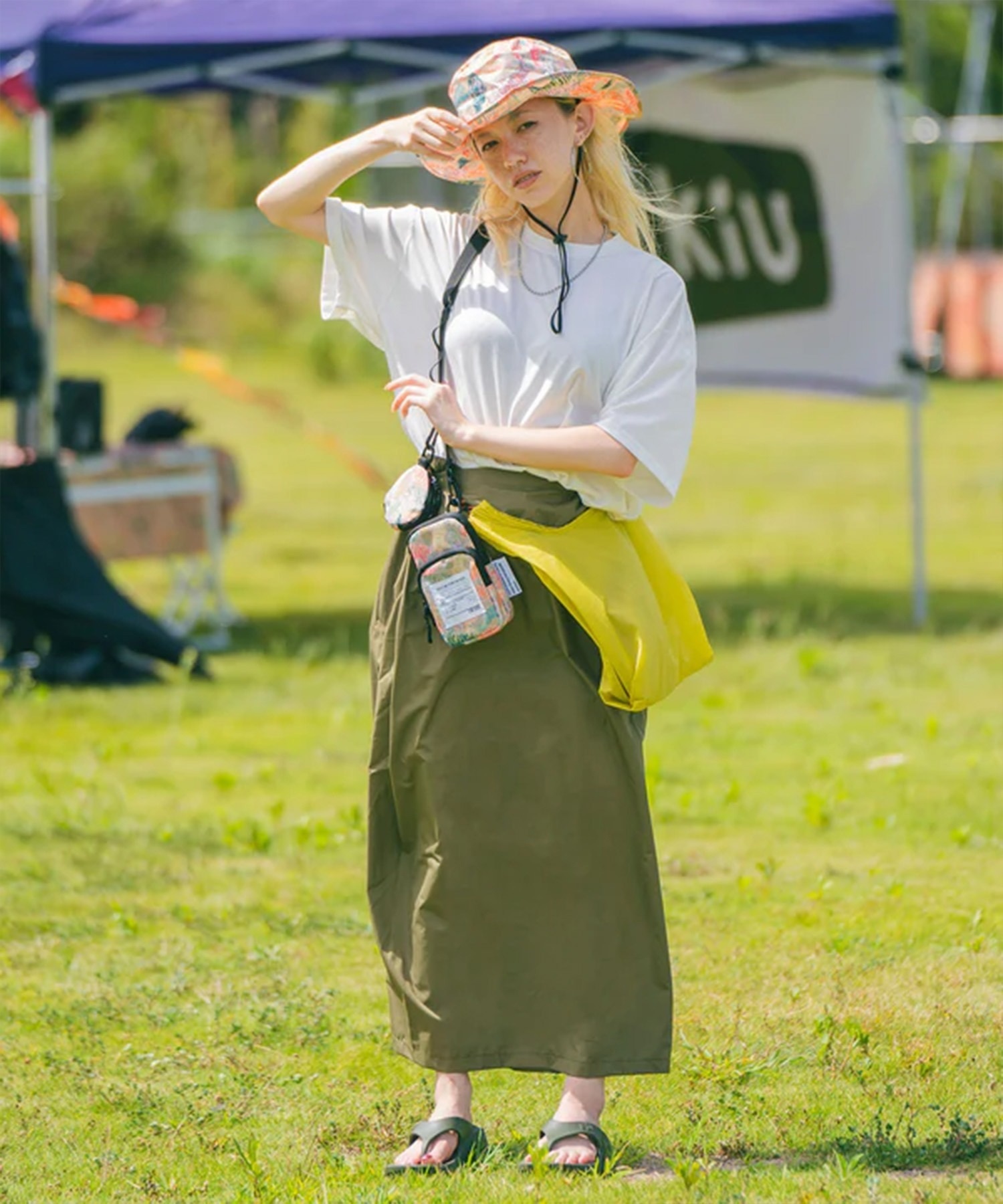 KiU/キウ WP LONGYI SKIRT K212-906-R レインロンジースカート レイン