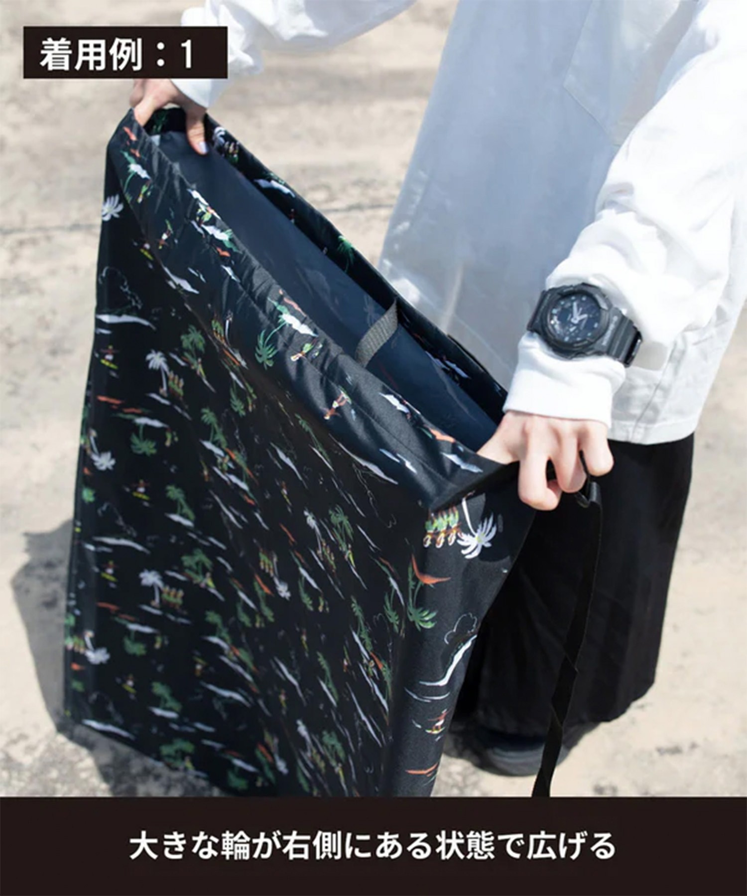 KiU/キウ WP LONGYI SKIRT K212-900-R レインロンジースカート レイン