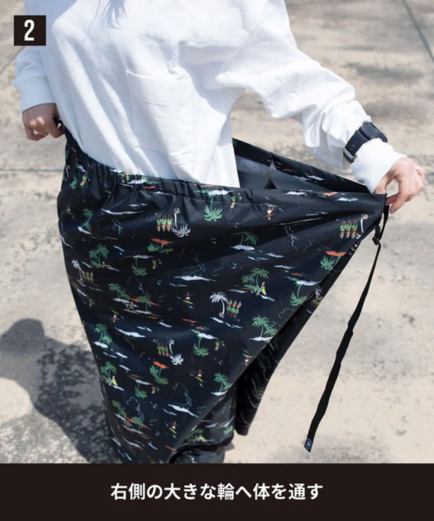 KiU/キウ WP LONGYI SKIRT K212-900-R レインロンジースカート レイン