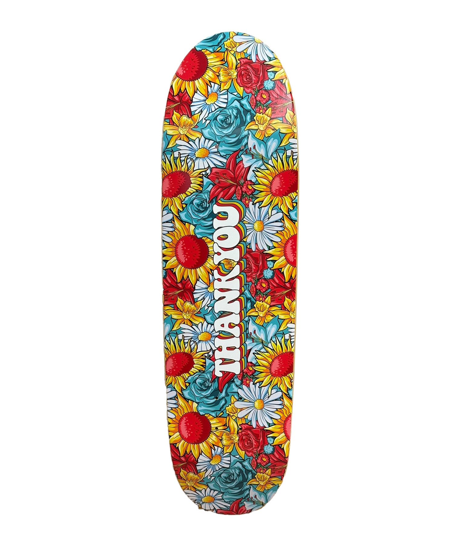 THANK YOU サンキュー スケートボード デッキ 8.75inch WILD FLOWERS