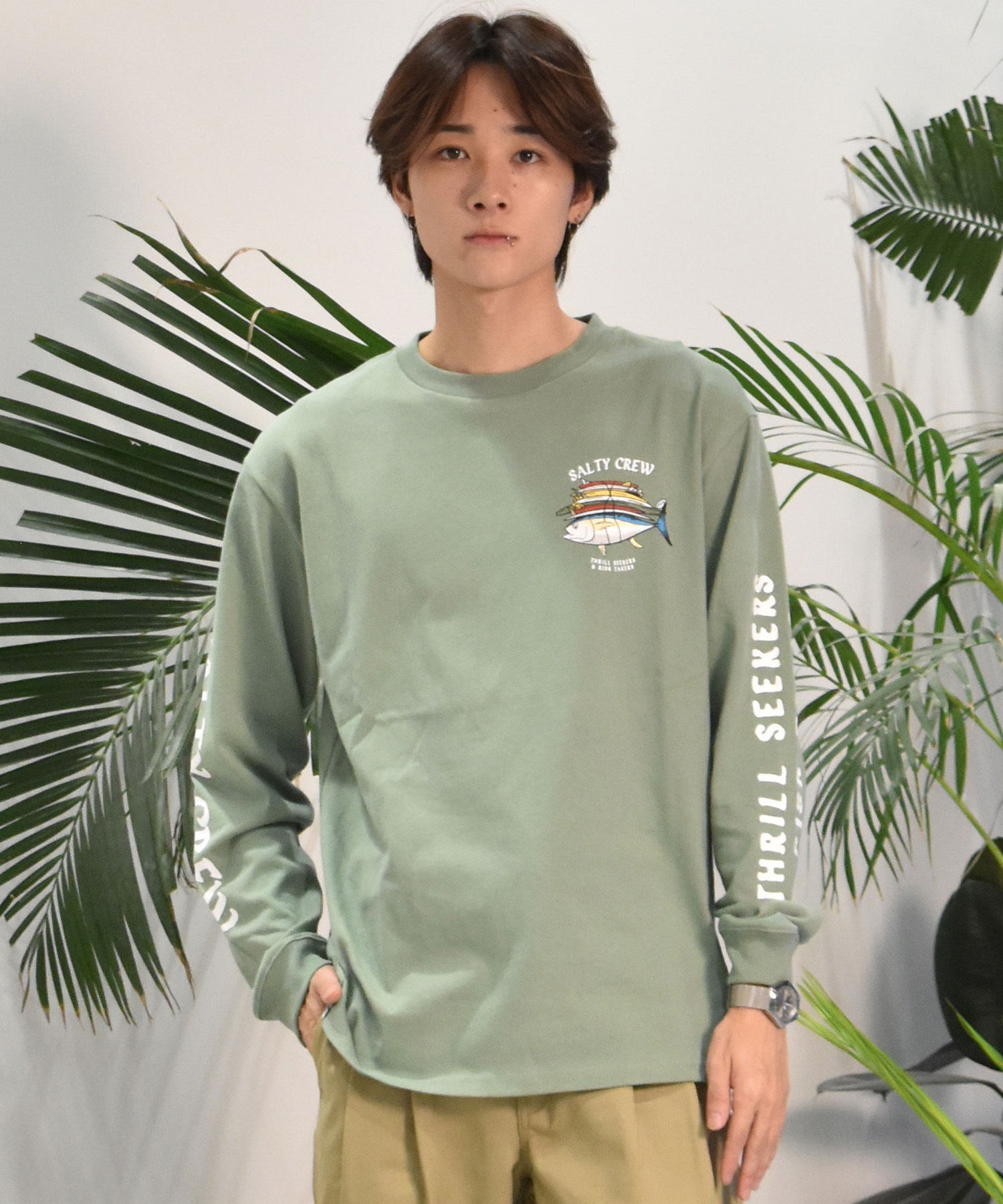 SALTY CREW ソルティークルー 長袖 Tシャツ メンズ ロンT マグロ