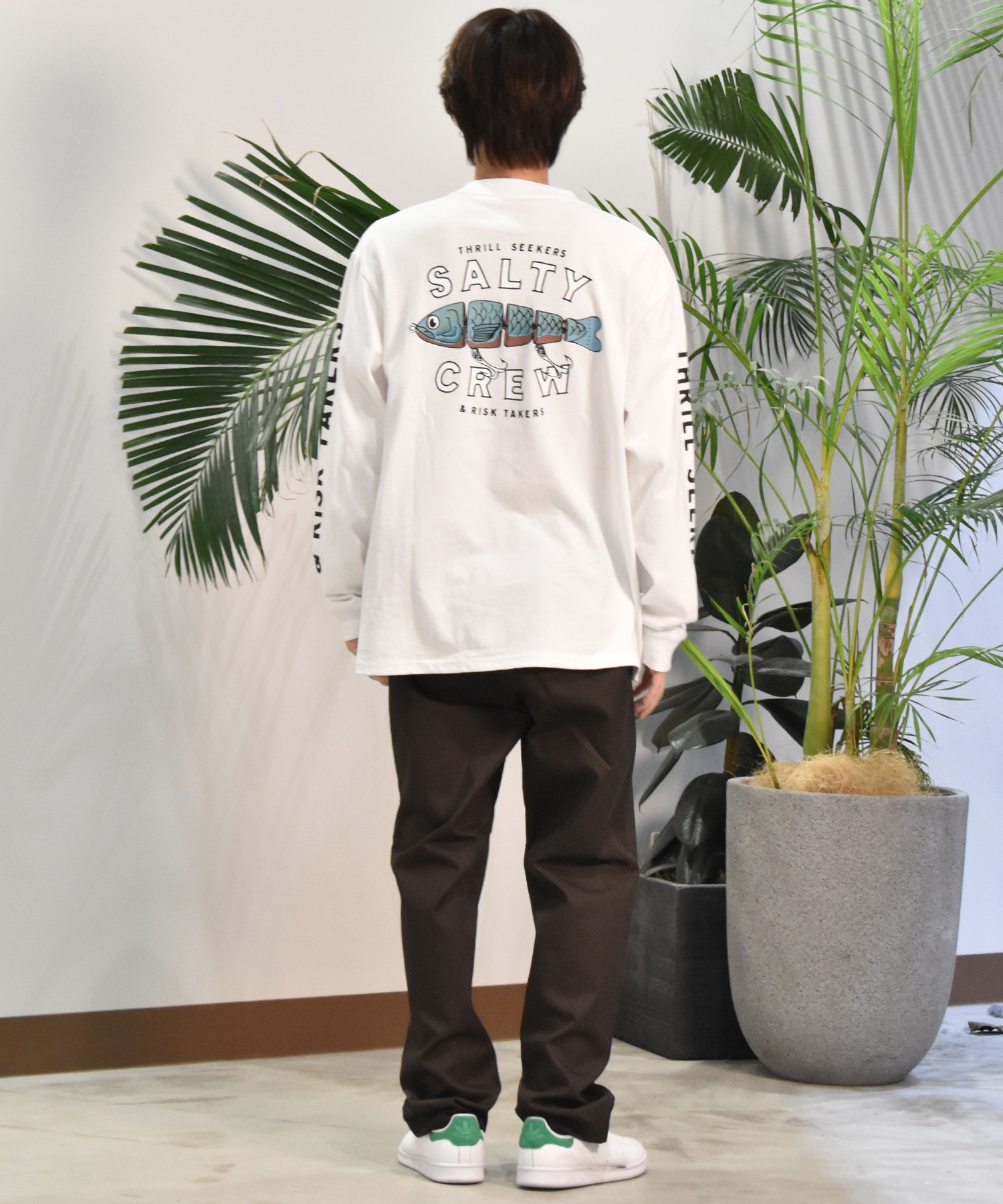 SALTY CREW ソルティークルー 長袖 Tシャツ メンズ ロンT ルアー