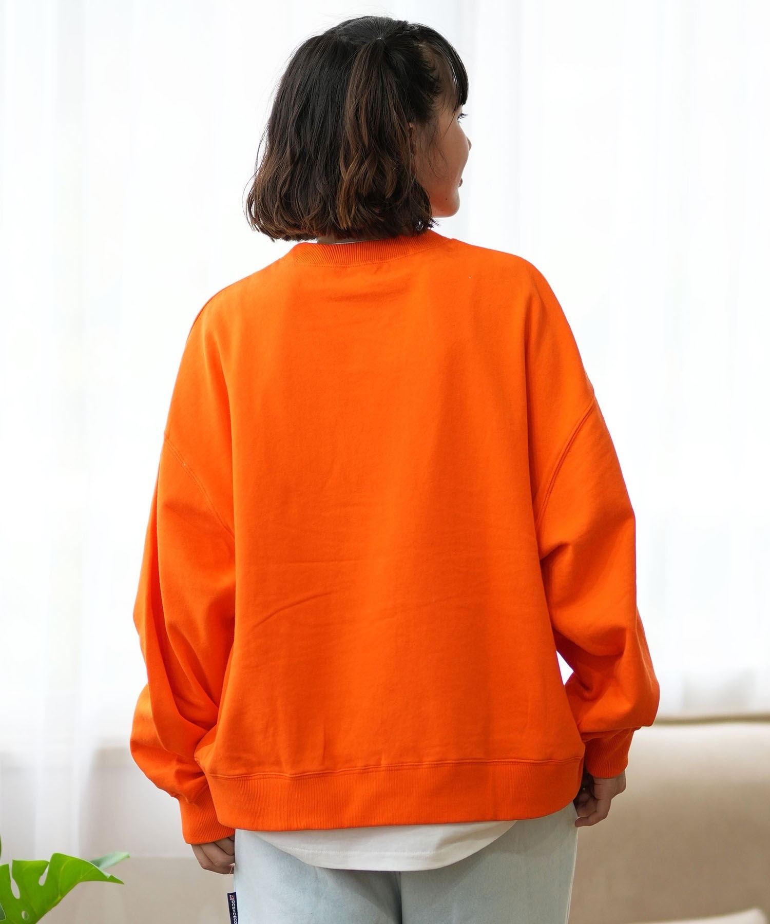 DISCUS ATHLETIC ディスカスアスレチック トレーナー レディース スウェット 無地 レイヤード 4487-2970(09WH-FREE)