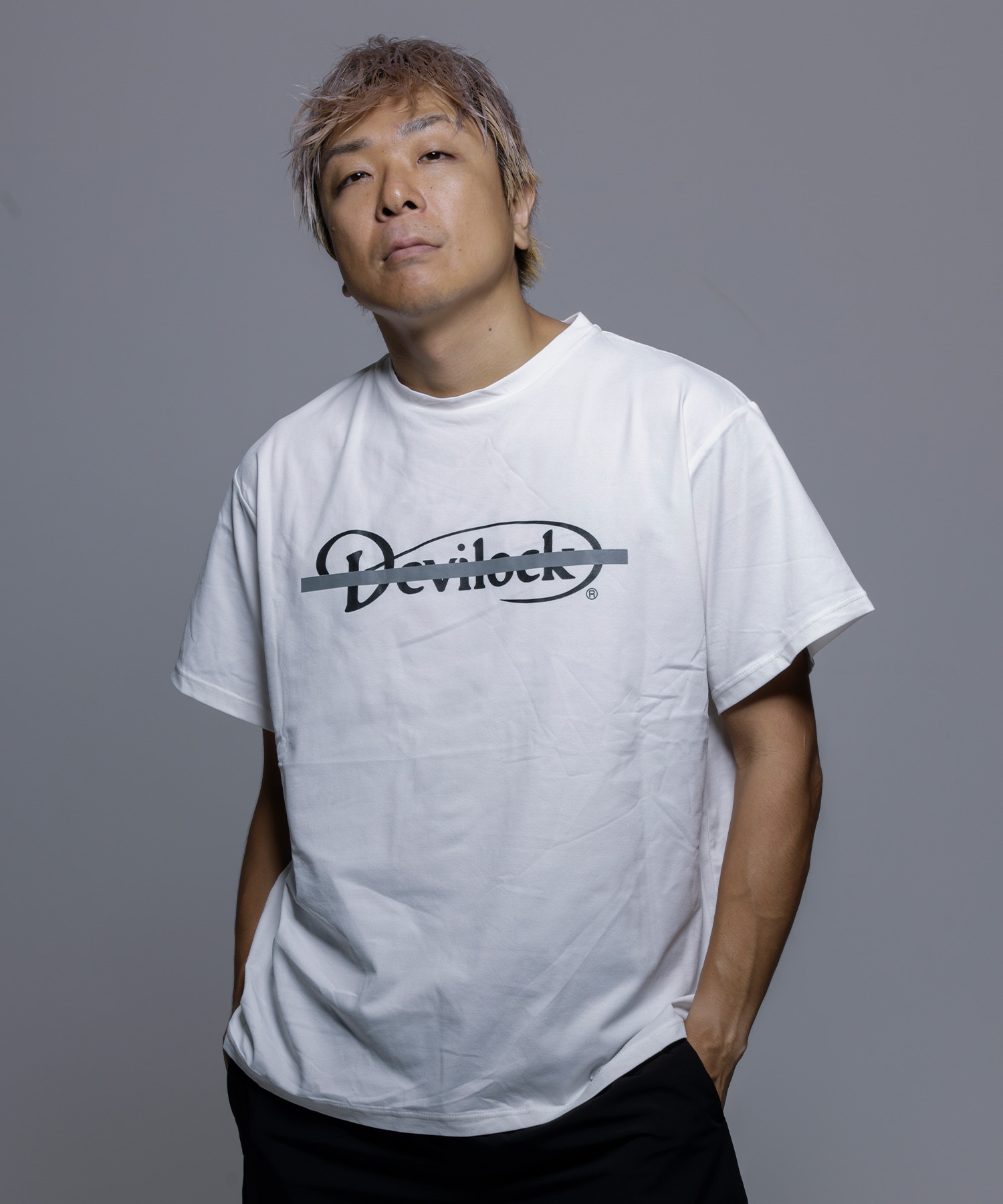 DEVILOCK デビロック ラッシュガード 半袖 メンズ Tシャツ 水陸両用 UVカット 速乾 DV24055 ムラサキスポーツ限定(WT-M)