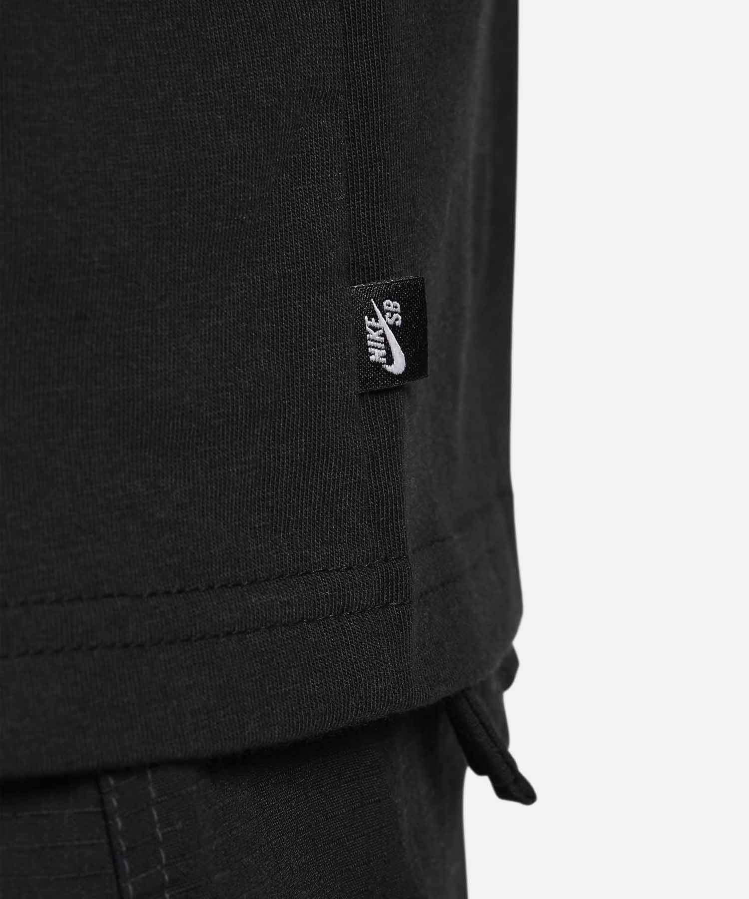 NIKE SB ナイキエスビー 半袖 Tシャツ メンズ クルーネック ワンポイント ロゴ スケートボード Tシャツ DC7818-010(010-M)