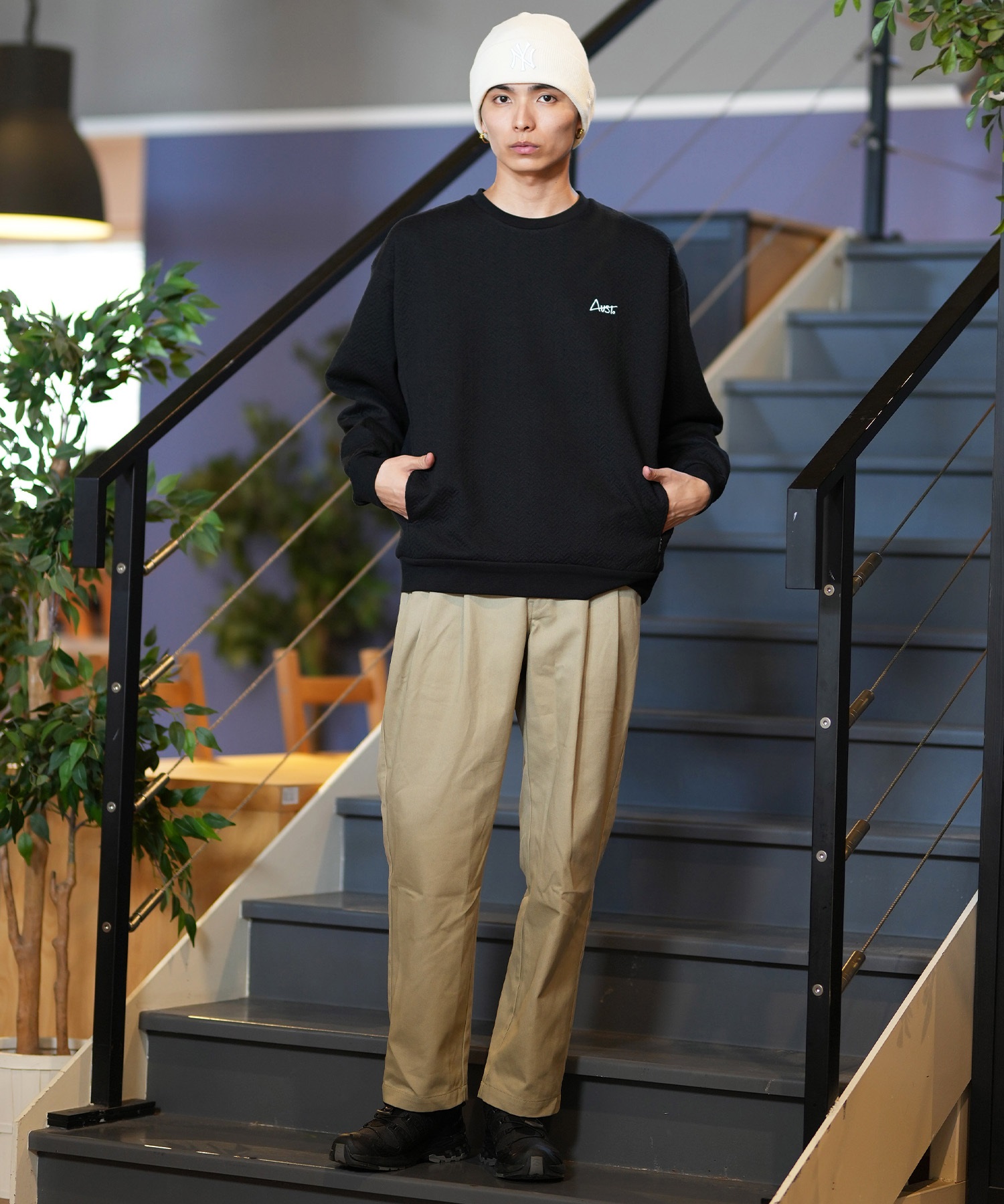 AUST オースト メンズ トレーナー ボンディング 244OO1TR120AU