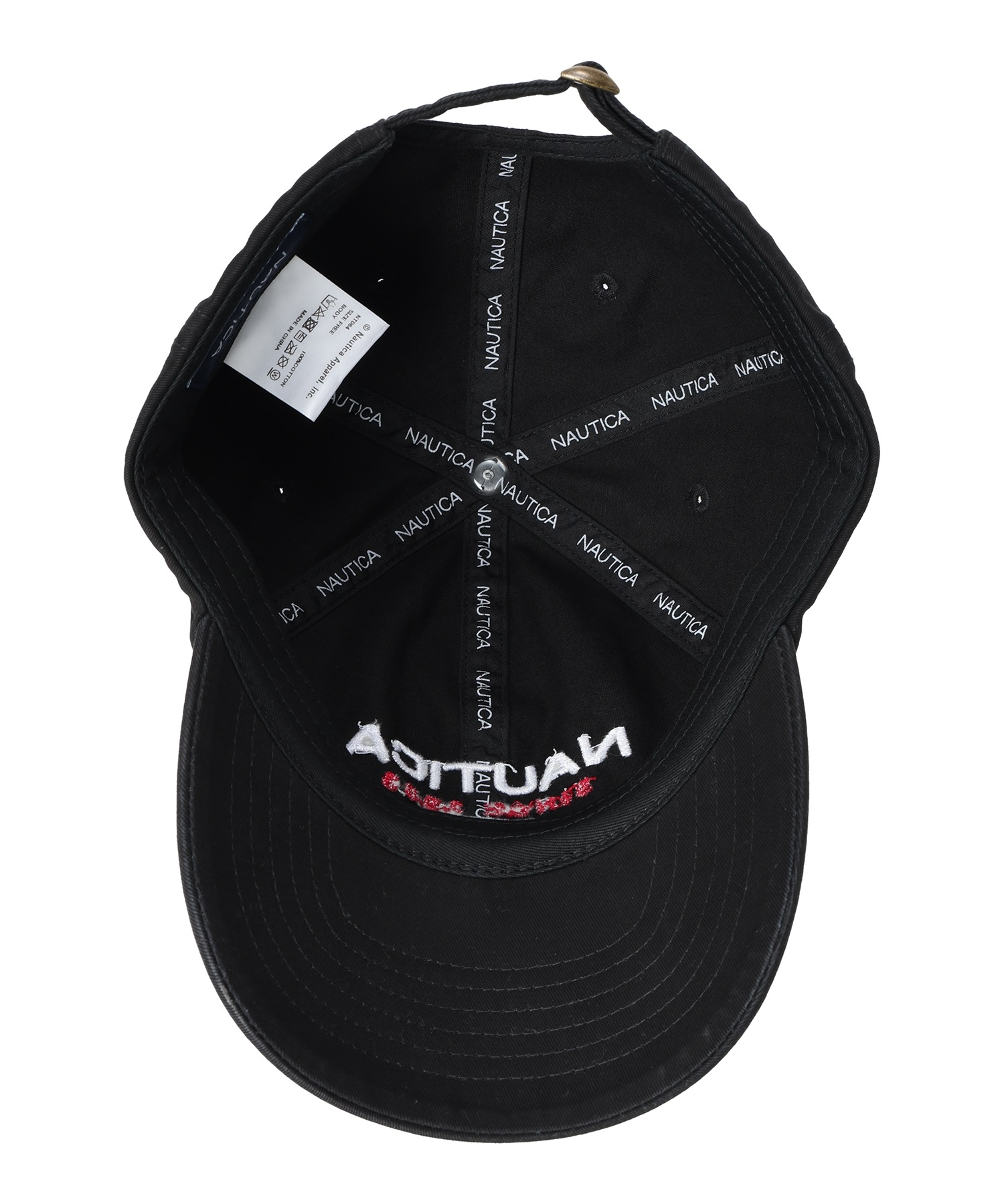 NAUTICA/ノーティカ SORTY LOGO EMB 6P CAP NT064 キャップ(BE/BK-FREE)