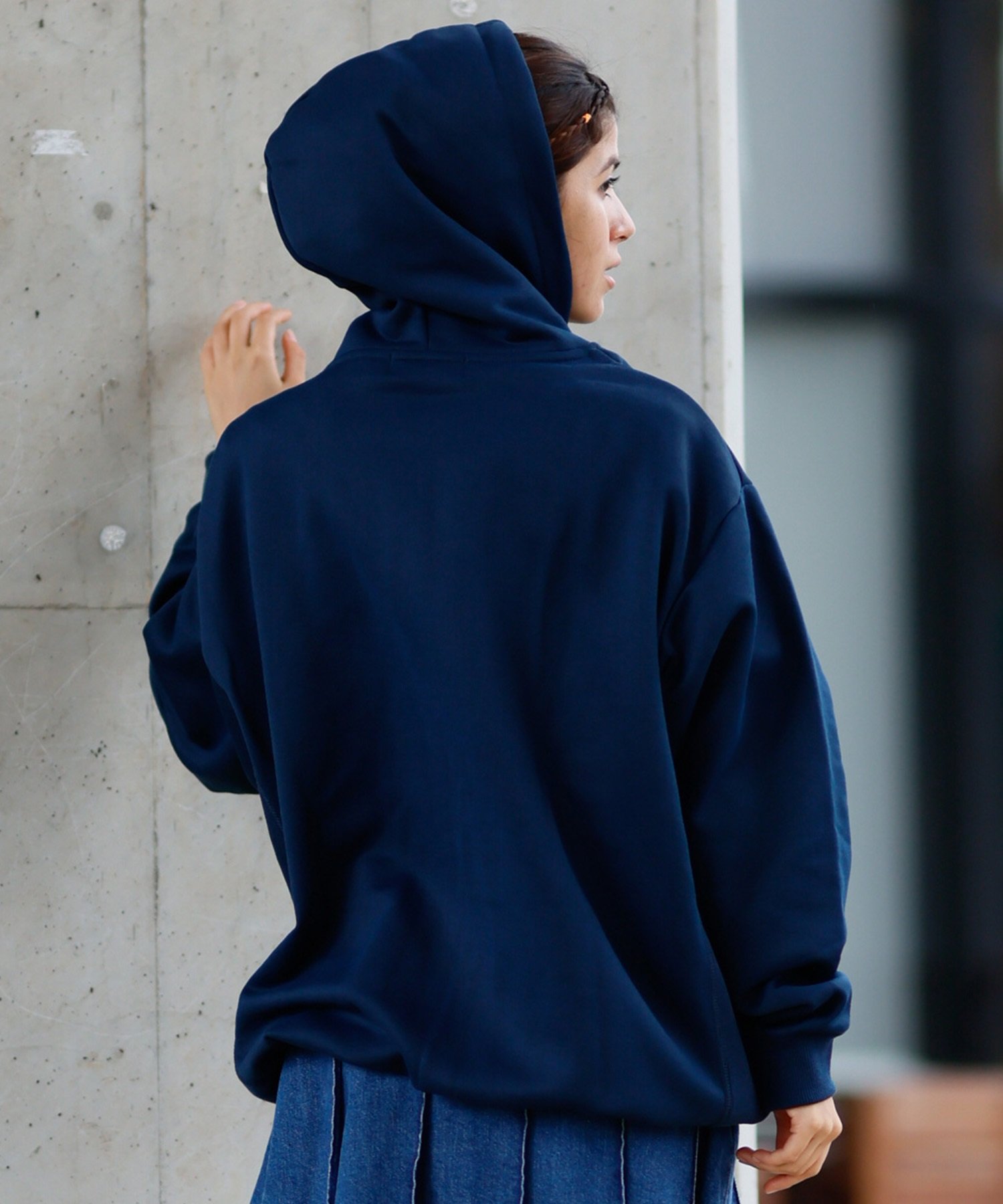 BEVERY HILLS P.C ビバリーヒルズポロクラブ パーカー ジップアップ レディース ワンポイント ロゴ 裏起毛 4422-5757 BEVERLY HILLS POLO CLUB BEVERY P.C ビバリーヒルズポロクラブ