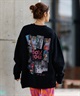 PLAYBOY プレイボーイ トレーナー クルーネック レディース スウェット バックプリント #PB-25-SS-03(WHT-M)