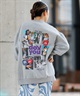 PLAYBOY プレイボーイ トレーナー クルーネック レディース スウェット バックプリント #PB-25-SS-03(WHT-M)