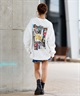 PLAYBOY プレイボーイ トレーナー クルーネック レディース スウェット バックプリント #PB-25-SS-03(WHT-M)
