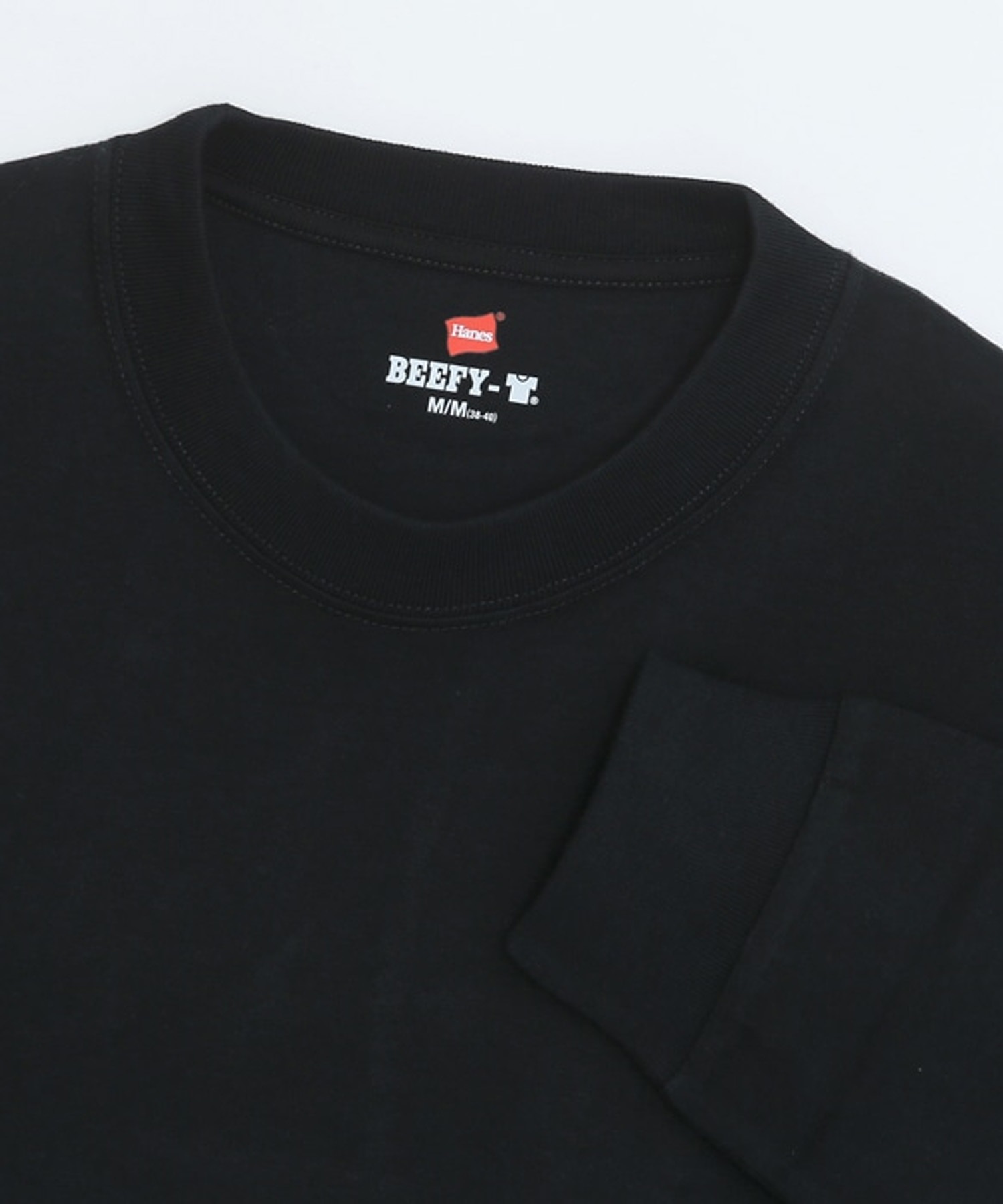HANES ヘインズ 長袖 Tシャツ メンズ ロンT BEEFY-T ヘビーウェイト 