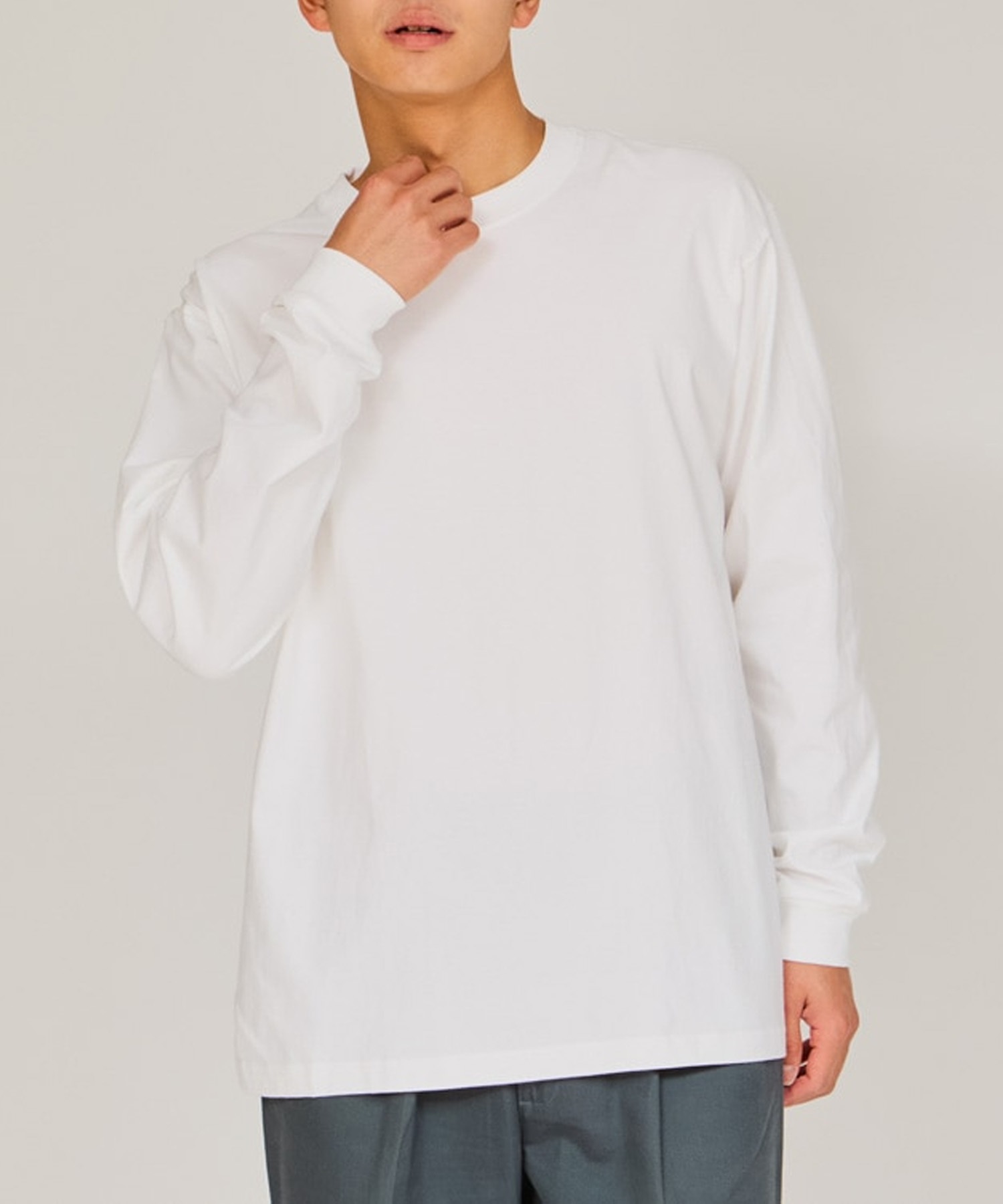 HANES ヘインズ 長袖 Tシャツ メンズ ロンT BEEFY-T ヘビーウェイト