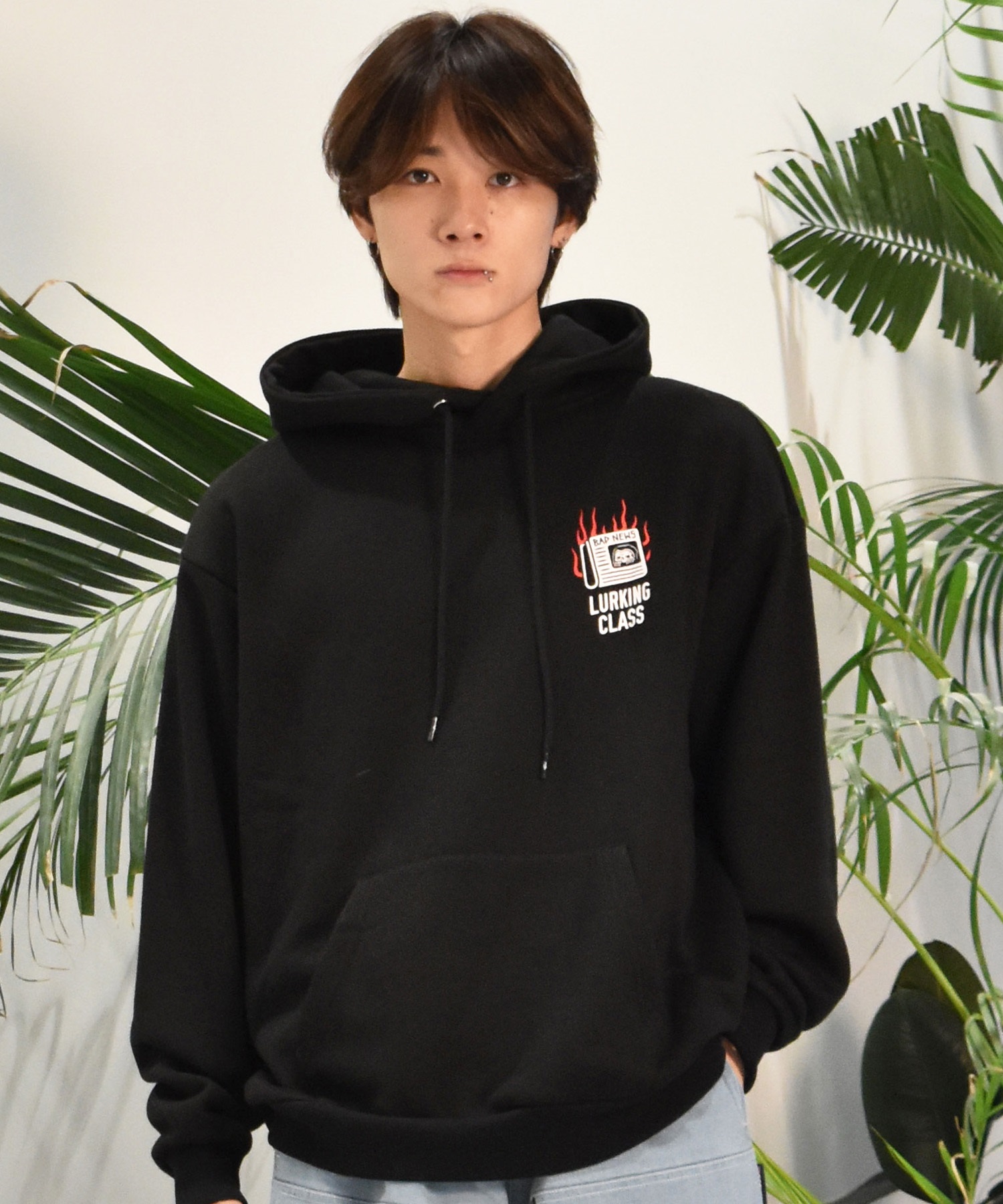 RRL - ダブルアールエル 782943871001 M-06レザーヨーク