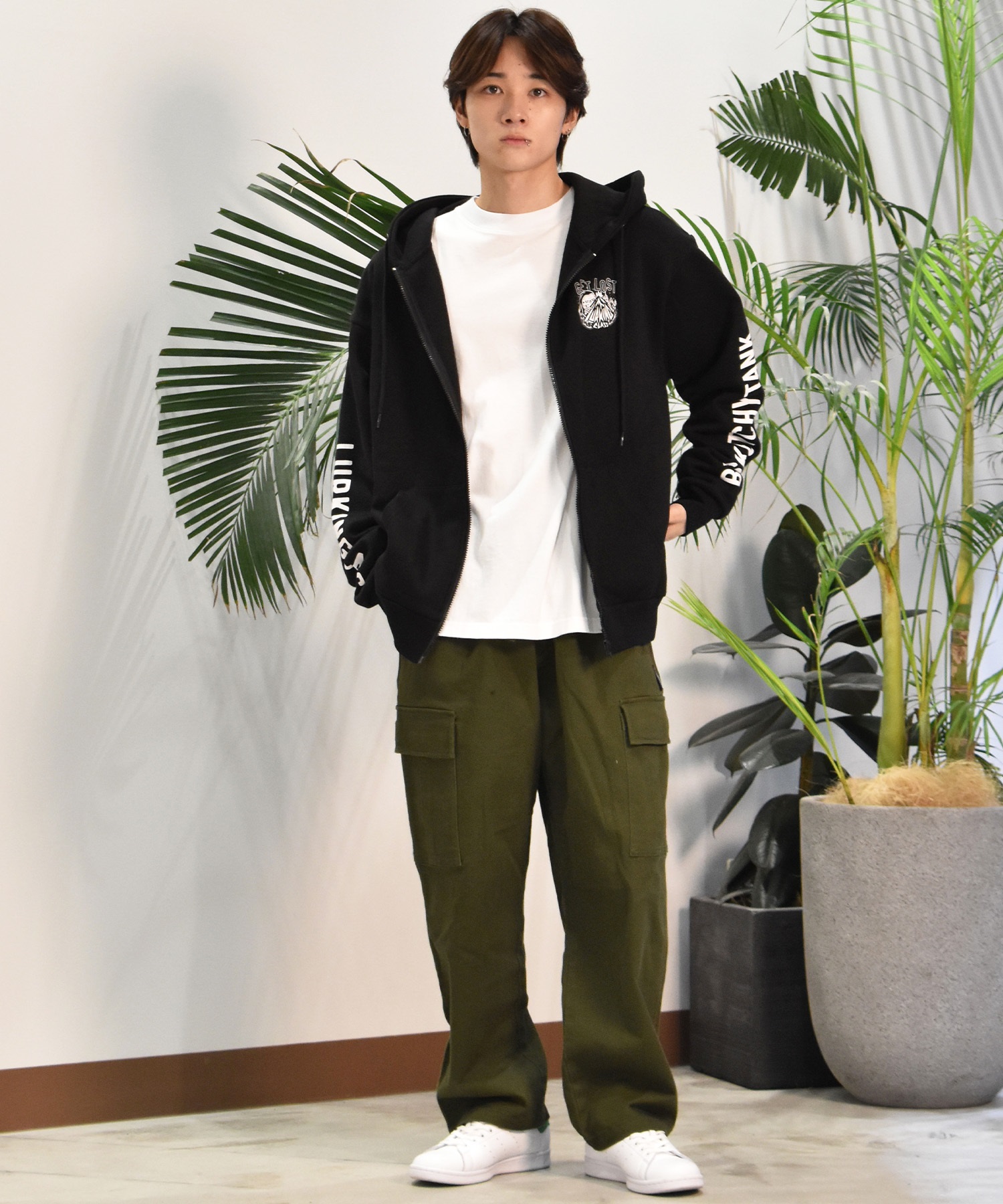 LURKING CLASS ラーキングクラス パーカー ジップアップ メンズ