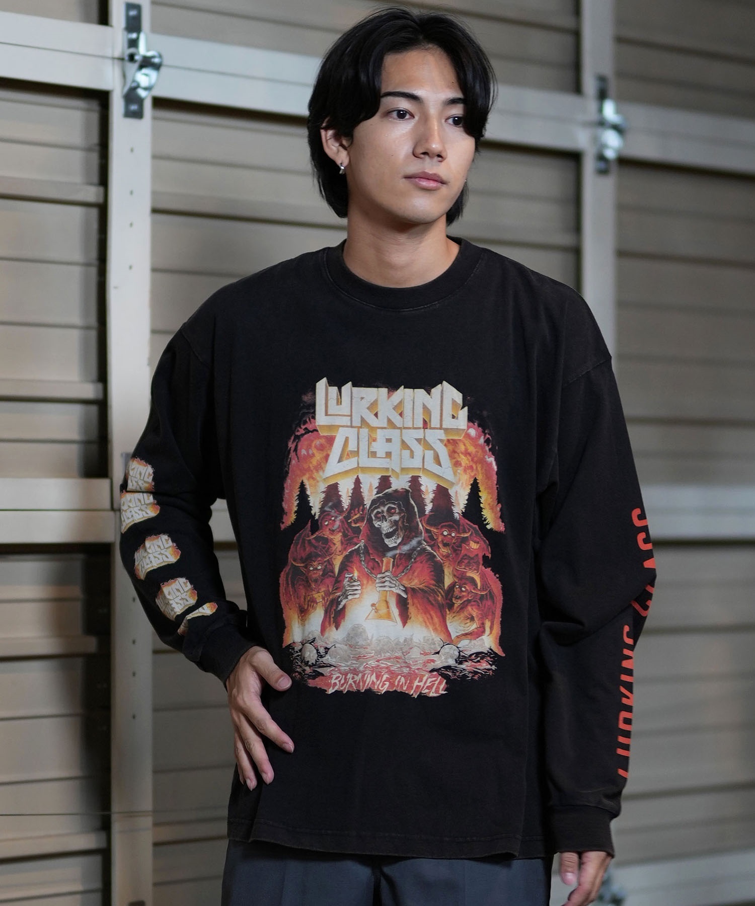 LURKING CLASS ラーキングクラス 長袖 Tシャツ メンズ ロンT