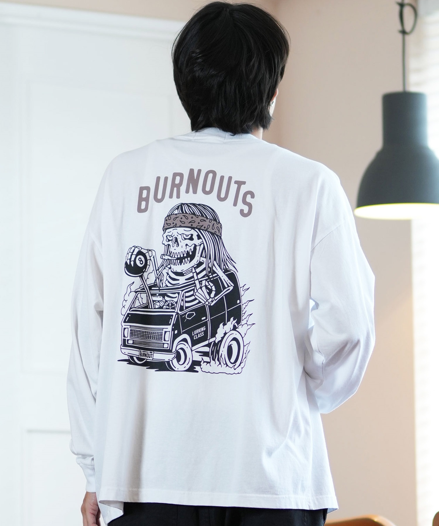 タグ付き新品⭐️ドゥーズィエムクラス／SKARGORN ポケツキワイドTシャツ LURKING CLASS ラーキングクラス 半袖 Tシャツ メンズ フロント