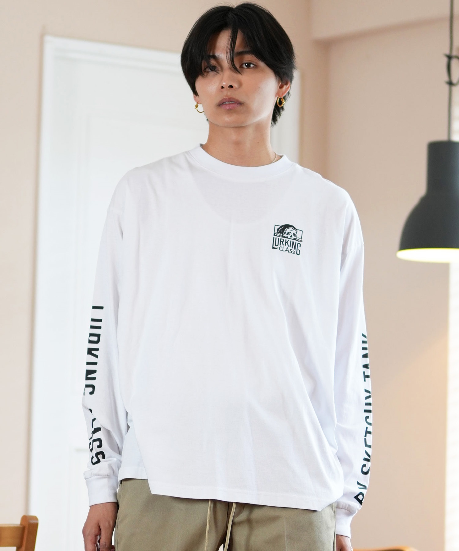 LURKING CLASS ラーキングクラス 長袖 Tシャツ メンズ ロンT バック