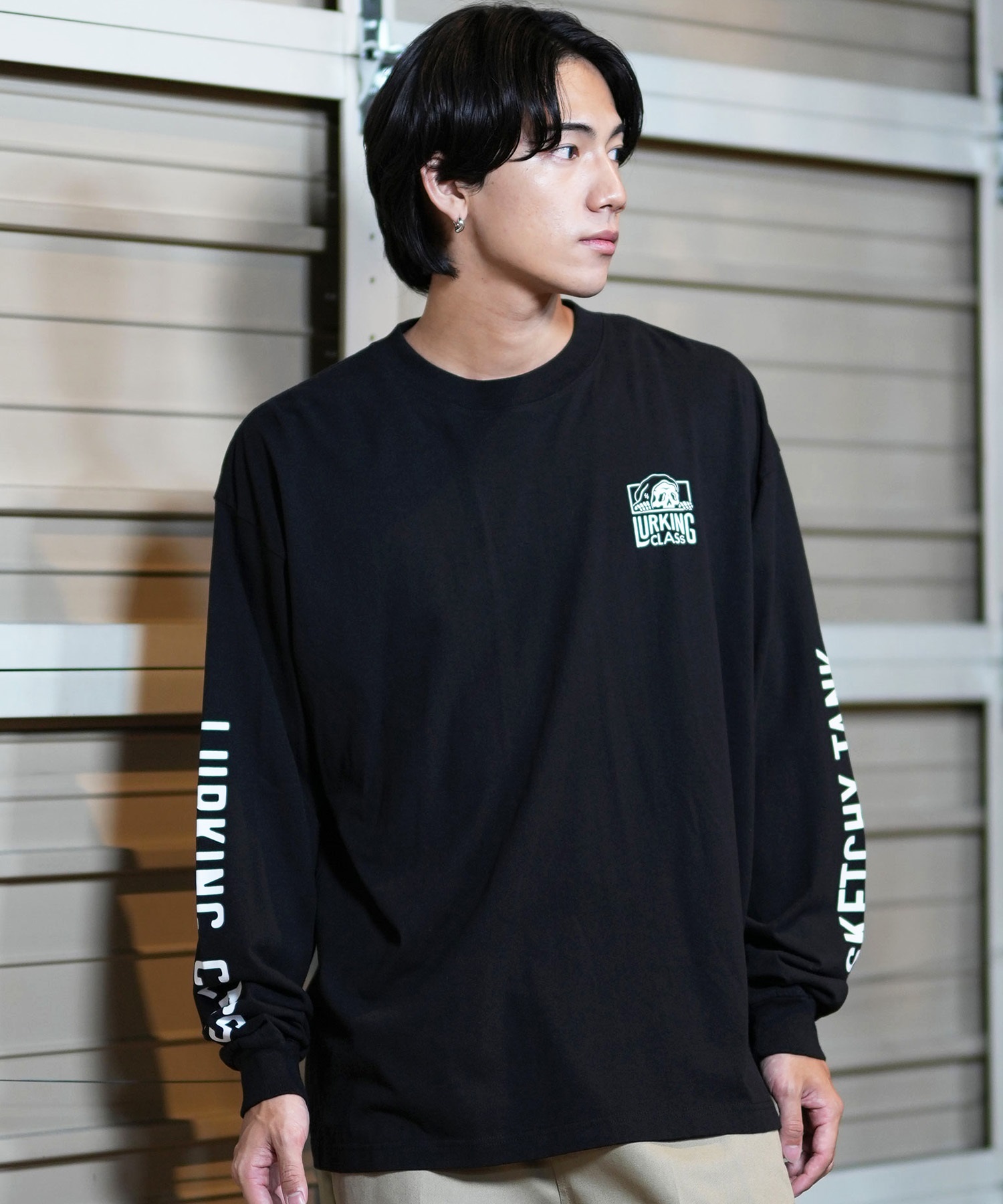 LURKING CLASS ラーキングクラス 長袖 Tシャツ メンズ ロンT バック LURKING CLASS ラーキングクラス 長袖 Tシャツ メンズ ロンT バック