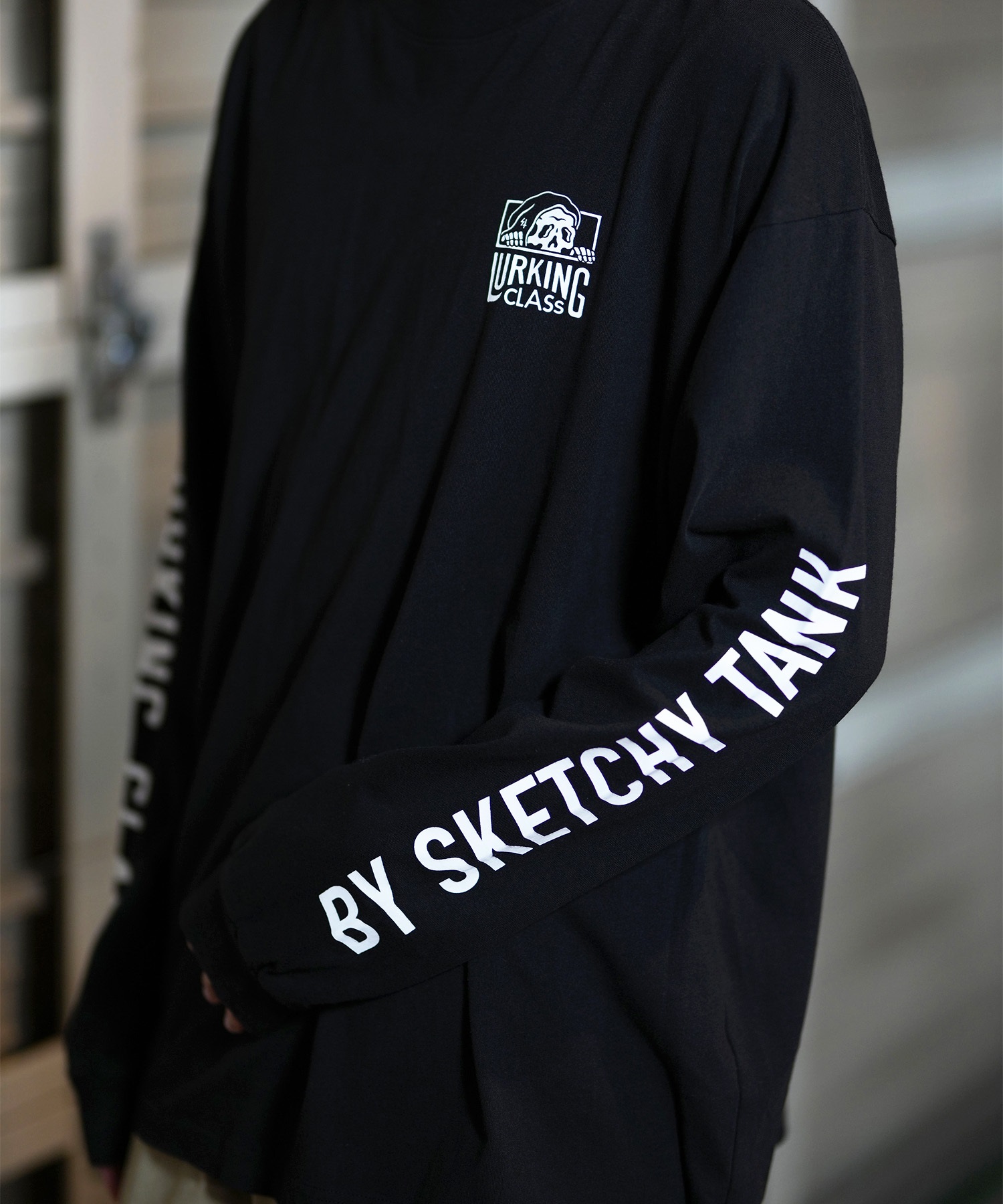 LURKING CLASS ラーキングクラス 長袖 Tシャツ メンズ ロンT バック