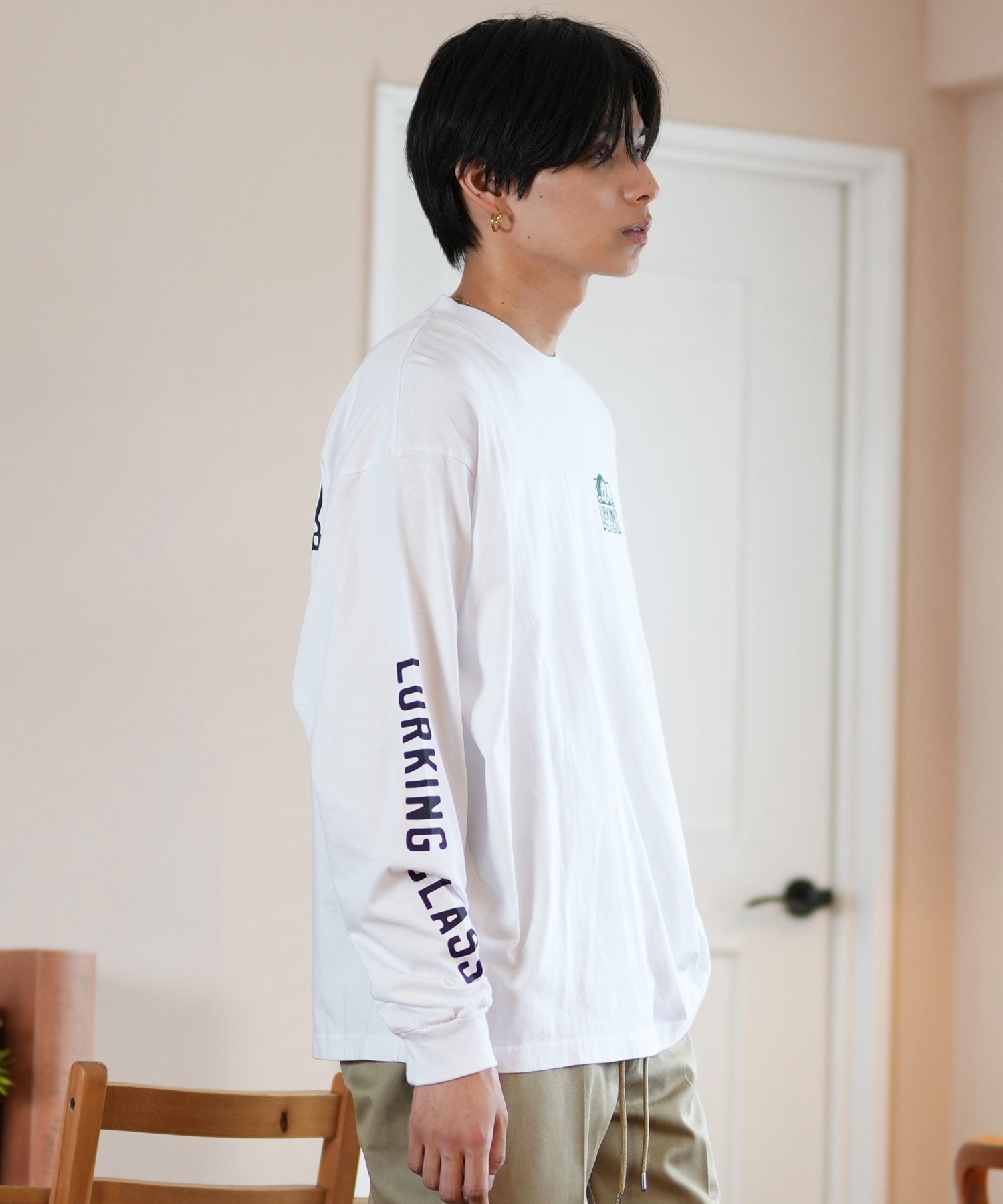 【関税込み】Tom Sachs Lunar Lander ロング スリーブ T シャツ LURKING CLASS ラーキングクラス 長袖 Tシャツ メンズ ロンT