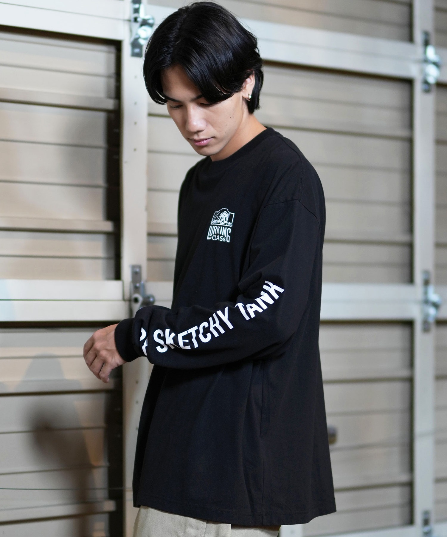 LURKING CLASS ラーキングクラス 長袖 Tシャツ メンズ ロンT バック