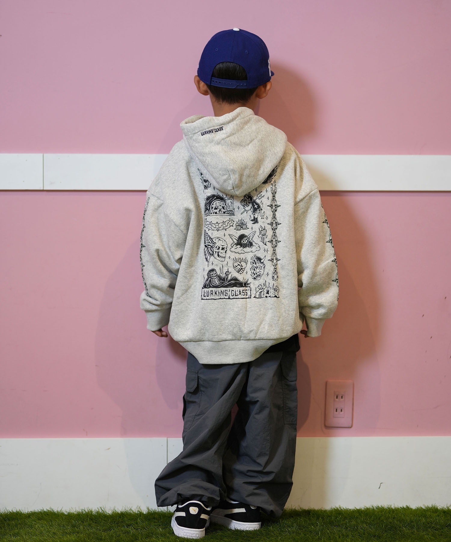 LURKING CLASS ラーキングクラス パーカー キッズ プルオーバー