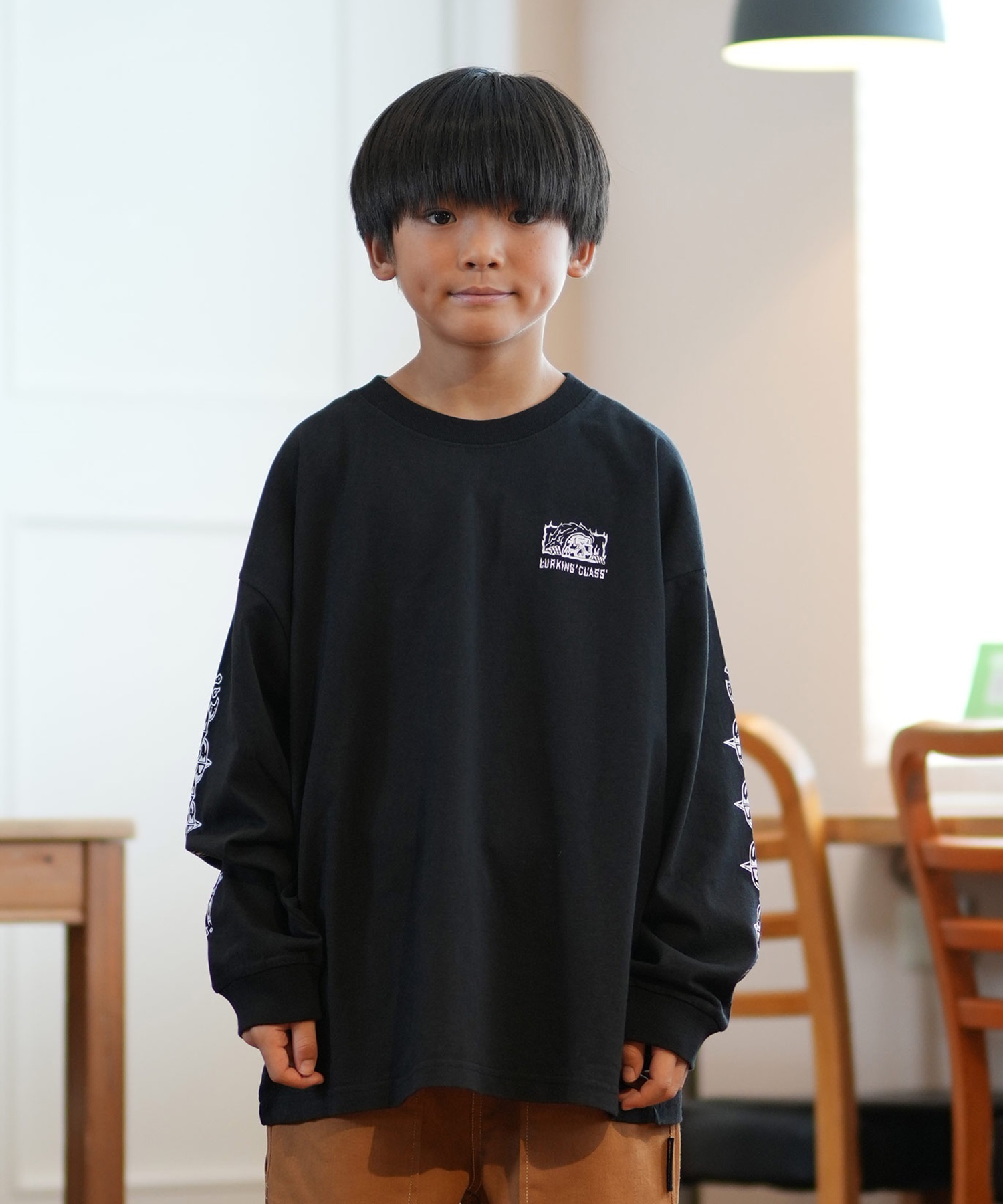 LURKING CLASS ラーキングクラス Tシャツ キッズ 長袖 ロンT バック 