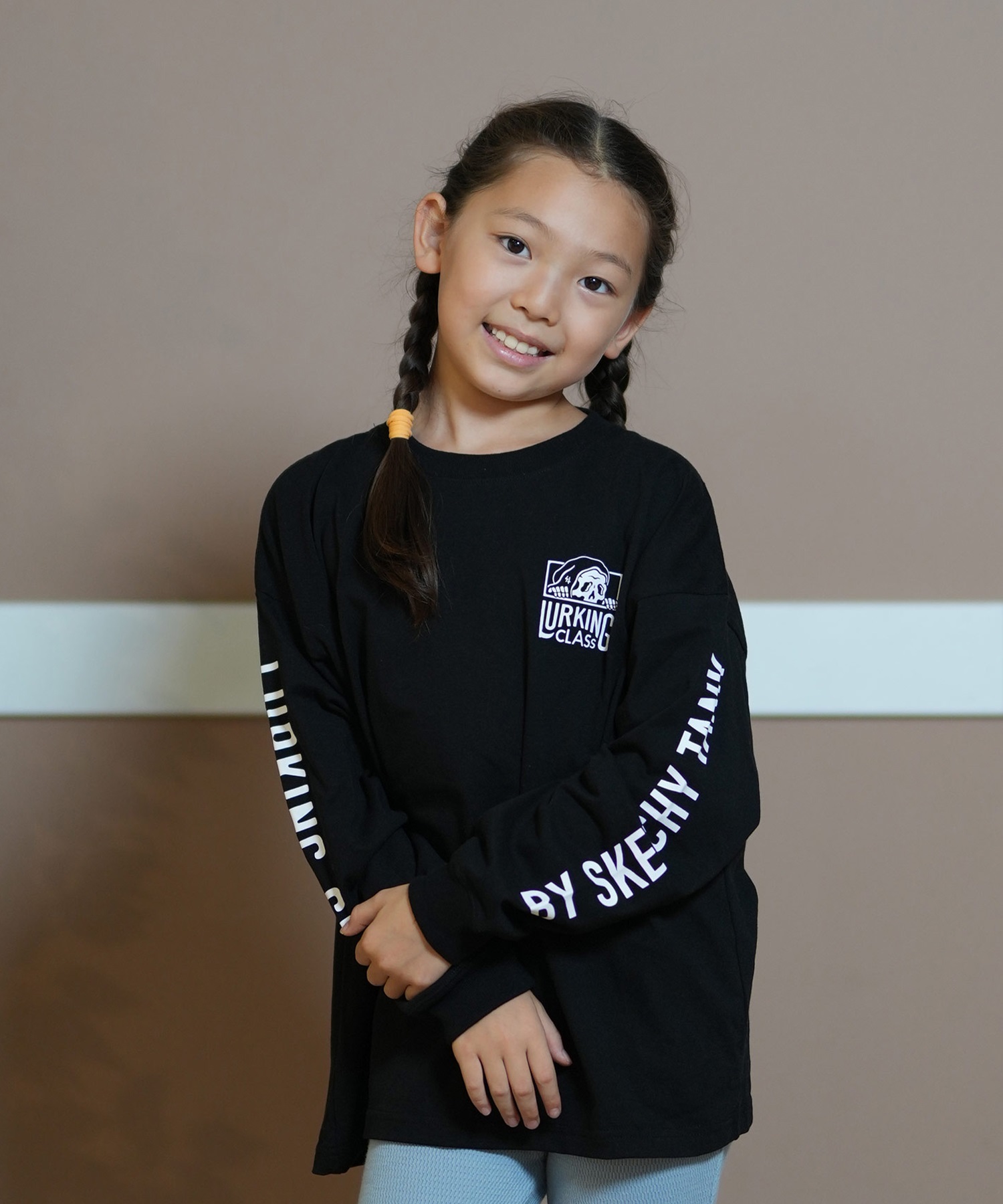 LURKING CLASS ラーキングクラス Tシャツ キッズ 長袖 ロンT バック