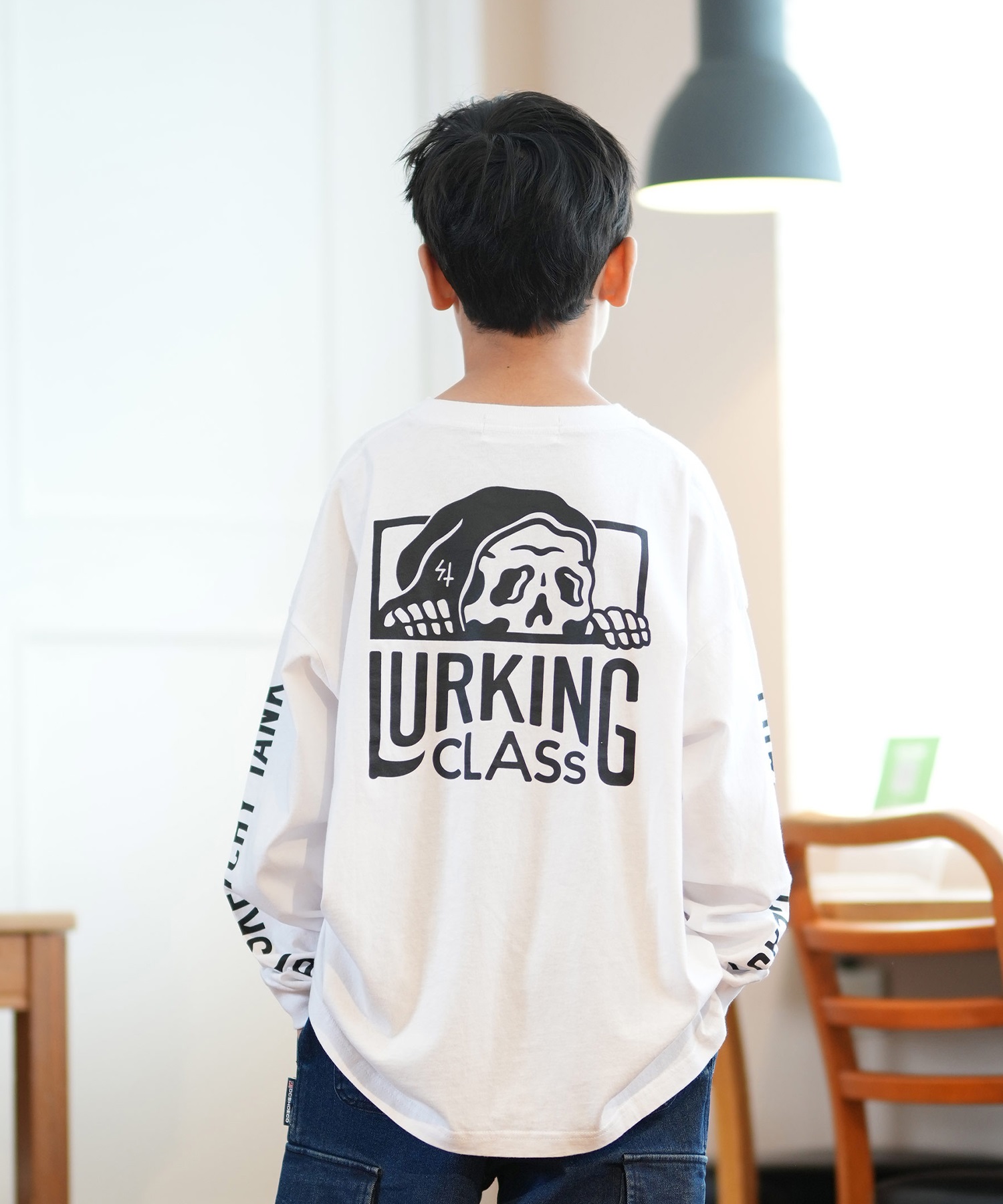 LURKING CLASS ラーキングクラス Tシャツ キッズ 長袖 ロンT バック 