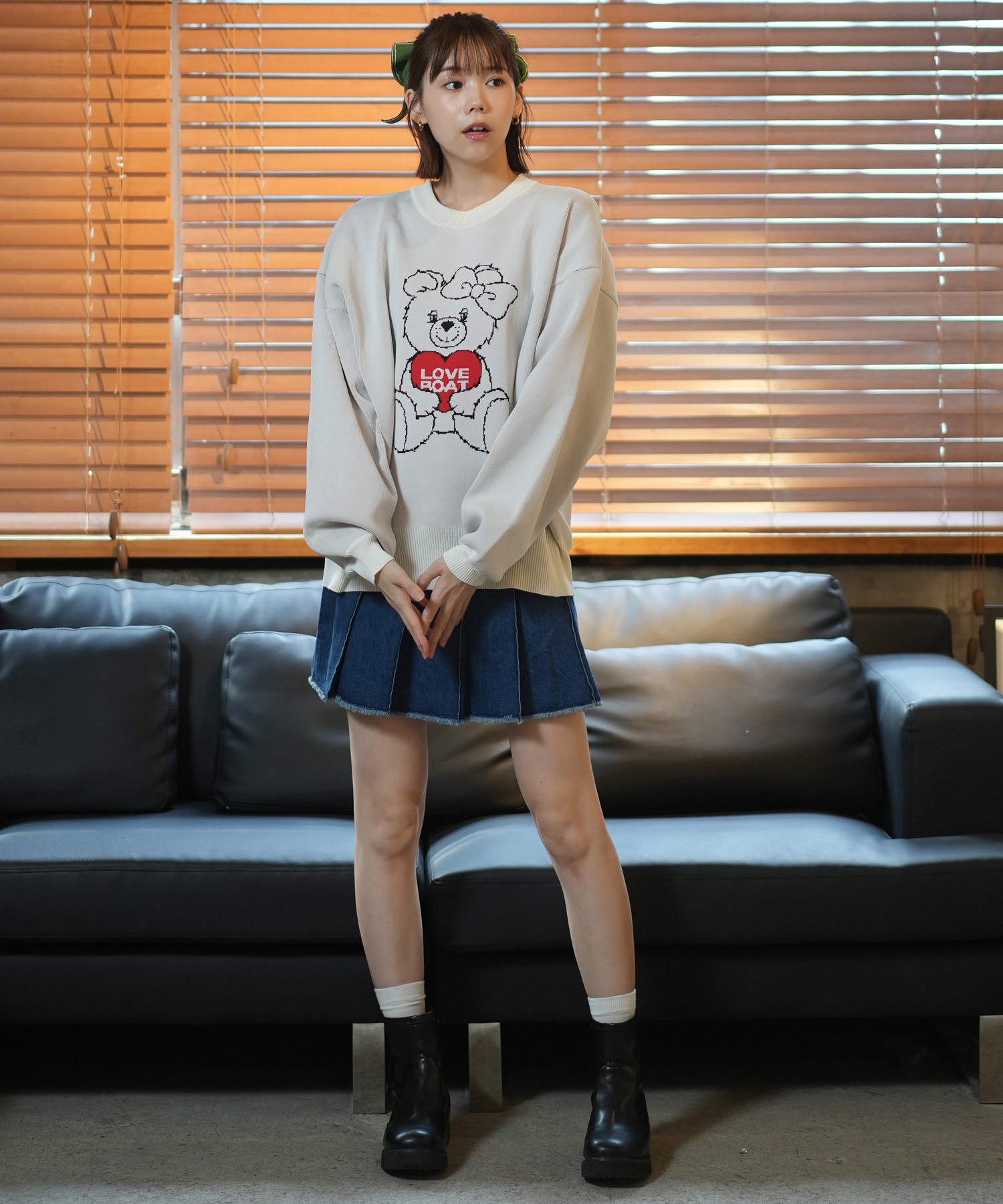 LOVE BOAT ラブボート ニット レディース セーター テディベア LB