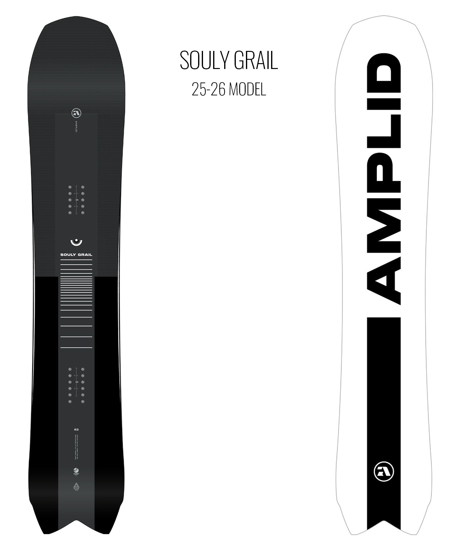 AMPLID アンプリッド ソウリー グレイル スノーボード 板 メンズ 25-26