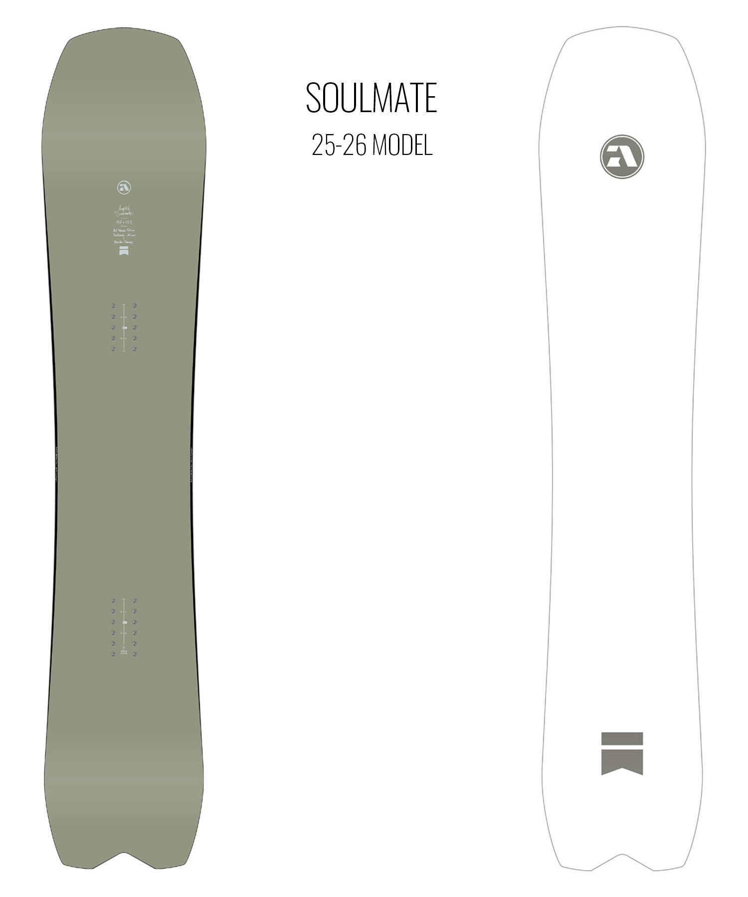 AMPLID アンプリッド ソウルメイト スノーボード 板 メンズ 25-26 MM