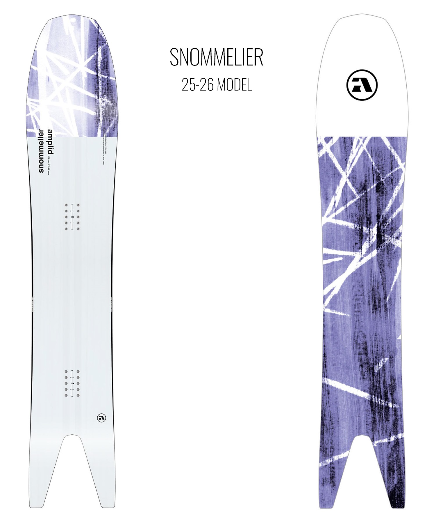 AMPLID アンプリッド スノムリエ スノーボード 板 メンズ 25-26 MM C7
